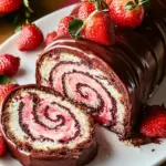 Chocolate-Covered Strawberry Swiss Roll Cake to Impress Guests 10 Chocolate-Covered Strawberry Swiss Roll Cake