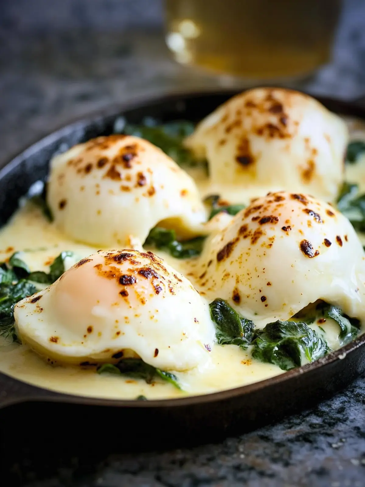 Mollet Eggs Florentine: A Decadent Twist on Your Brunch Game 3 Mollet Eggs Florentine
