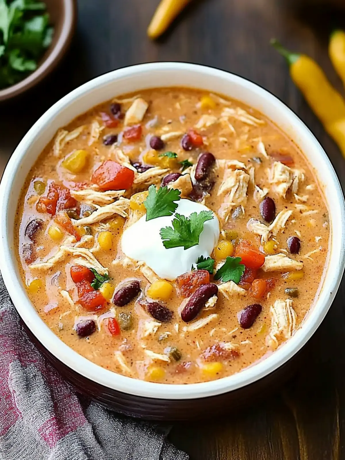 Cozy Up with Easy Crock Pot Cream Cheese Chicken Chili 4 Easy Crock Pot Cream Cheese Chicken Chili
