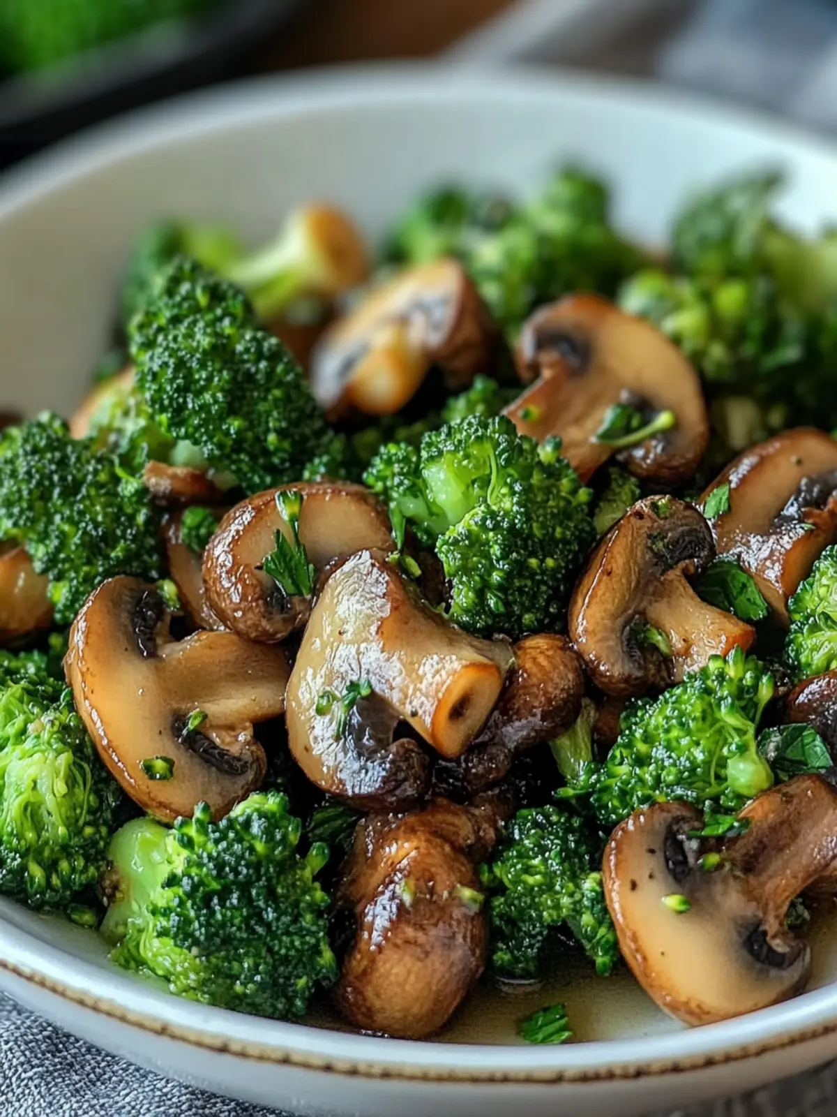 Savory Sautéed Mushrooms with Broccoli in Just 20 Minutes 5 Sautéed Mushrooms with Broccoli
