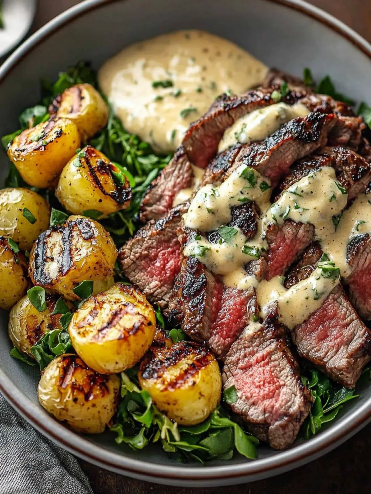 Grilled Steak Bowl with Creamy Sauce: A Flavor Explosion 5 Grilled Steak Bowl Creamy Sauce