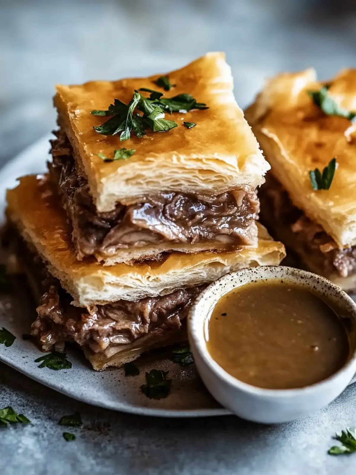 Savory French Dip Squares for Effortless Party Pleasing 3 French Dip Squares