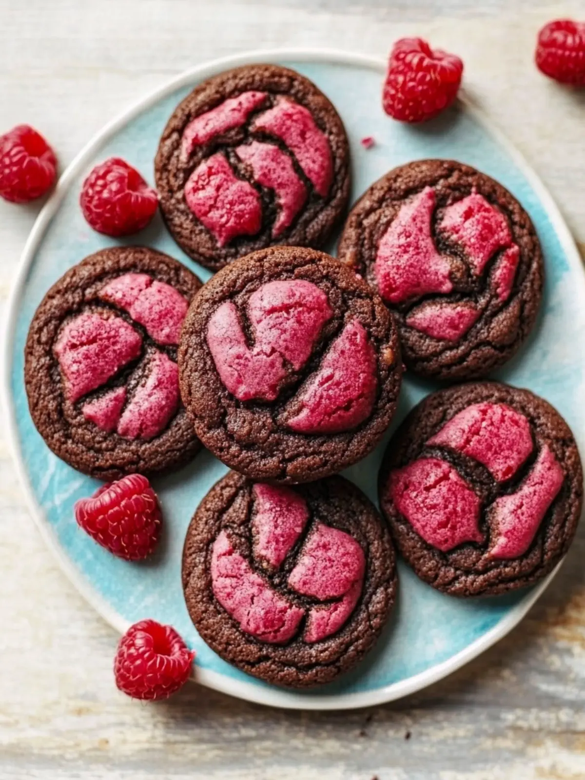 Raspberry Dark Chocolate Cookies: Irresistibly Sweet & Easy! 5 Raspberry Dark Chocolate Cookies