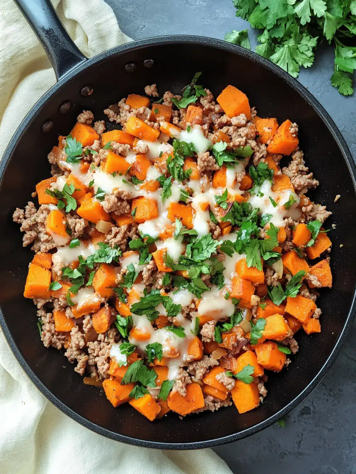 Ground Turkey Sweet Potato Skillet in One Pot for Easy Dinners 3 Ground Turkey Sweet Potato Skillet