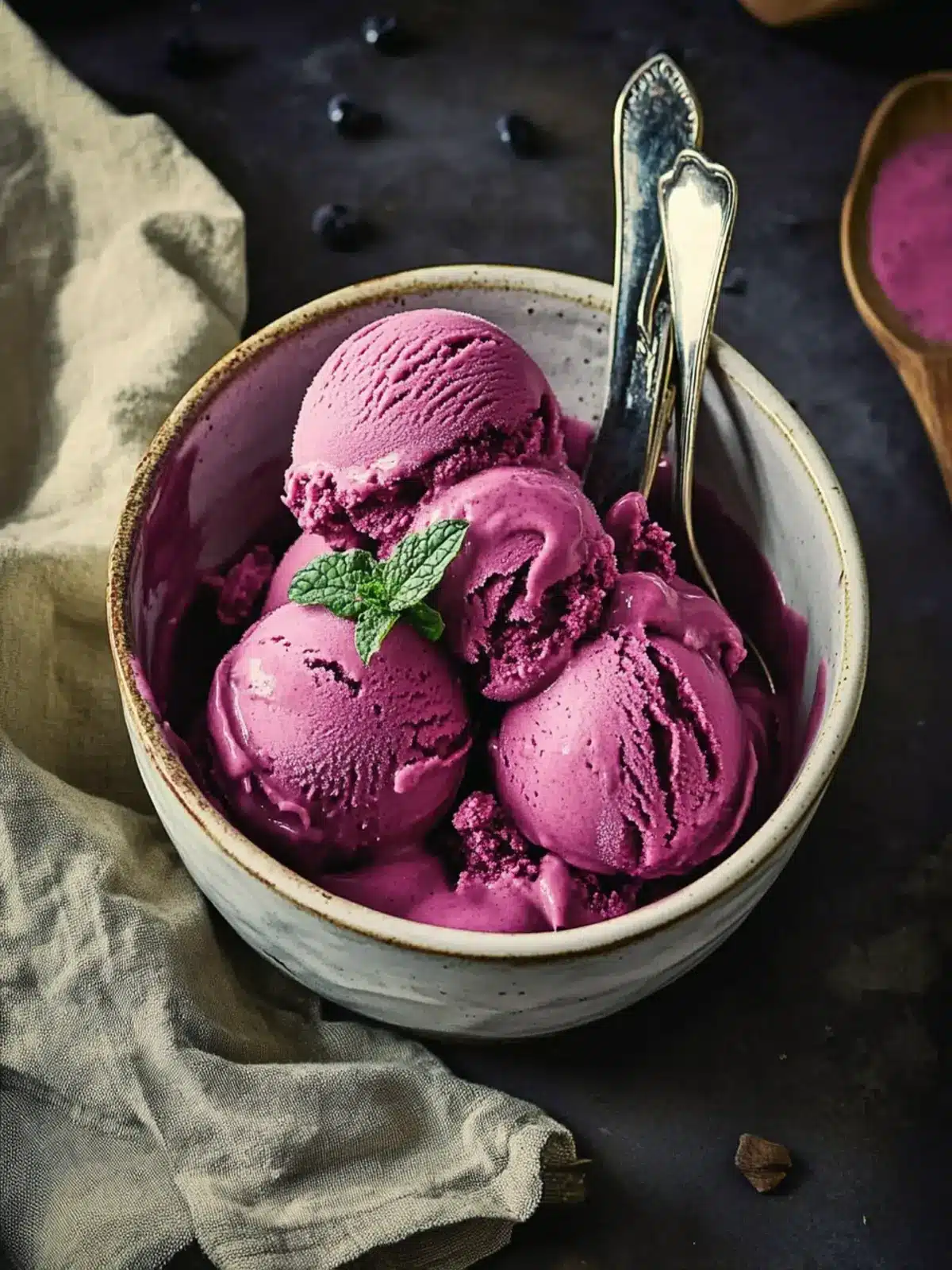 Red Beet Gingerbread Ice Cream - A Festive Twist on Tradition 5 red beet gingerbread ice cream