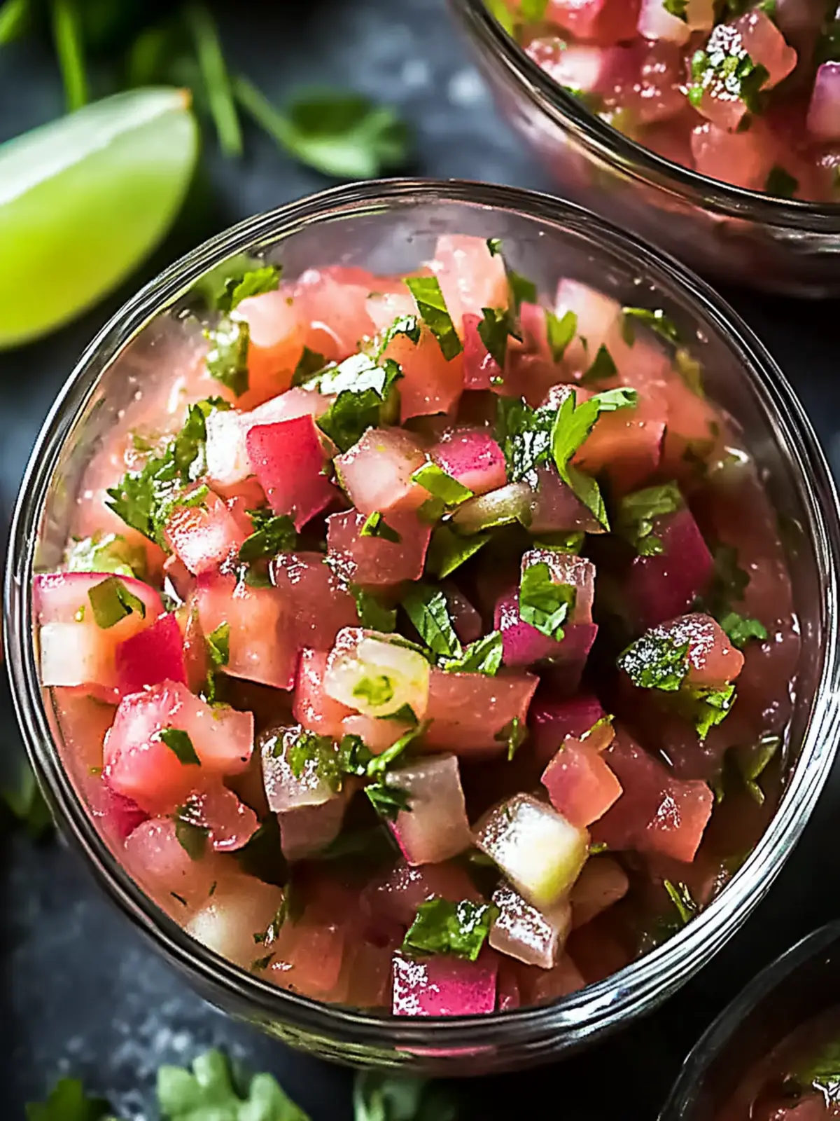 Vegan Fresh Rhubarb Salsa: A Tangy Twist for Your Snacks 3 Vegan Fresh Rhubarb Salsa