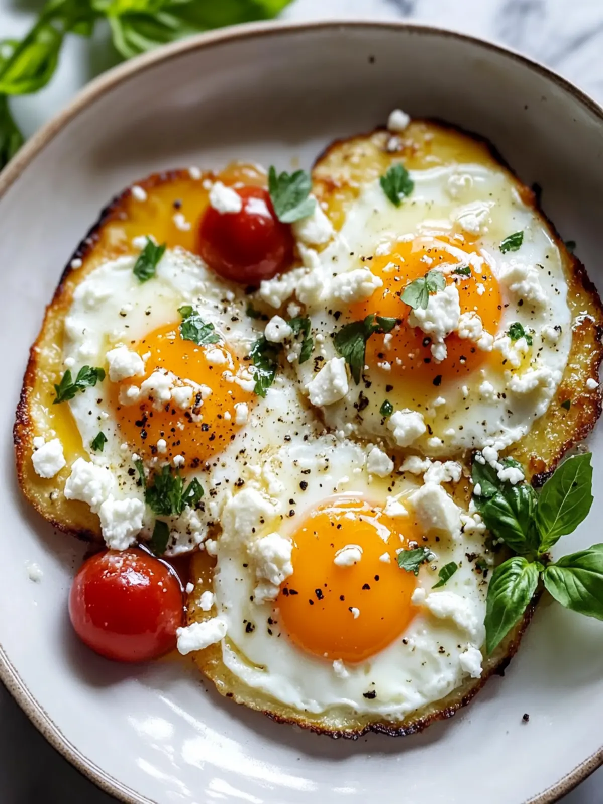 Crispy Feta Fried Eggs for a Flavor-Packed Brunch Delight 4 Crispy Feta Fried Eggs