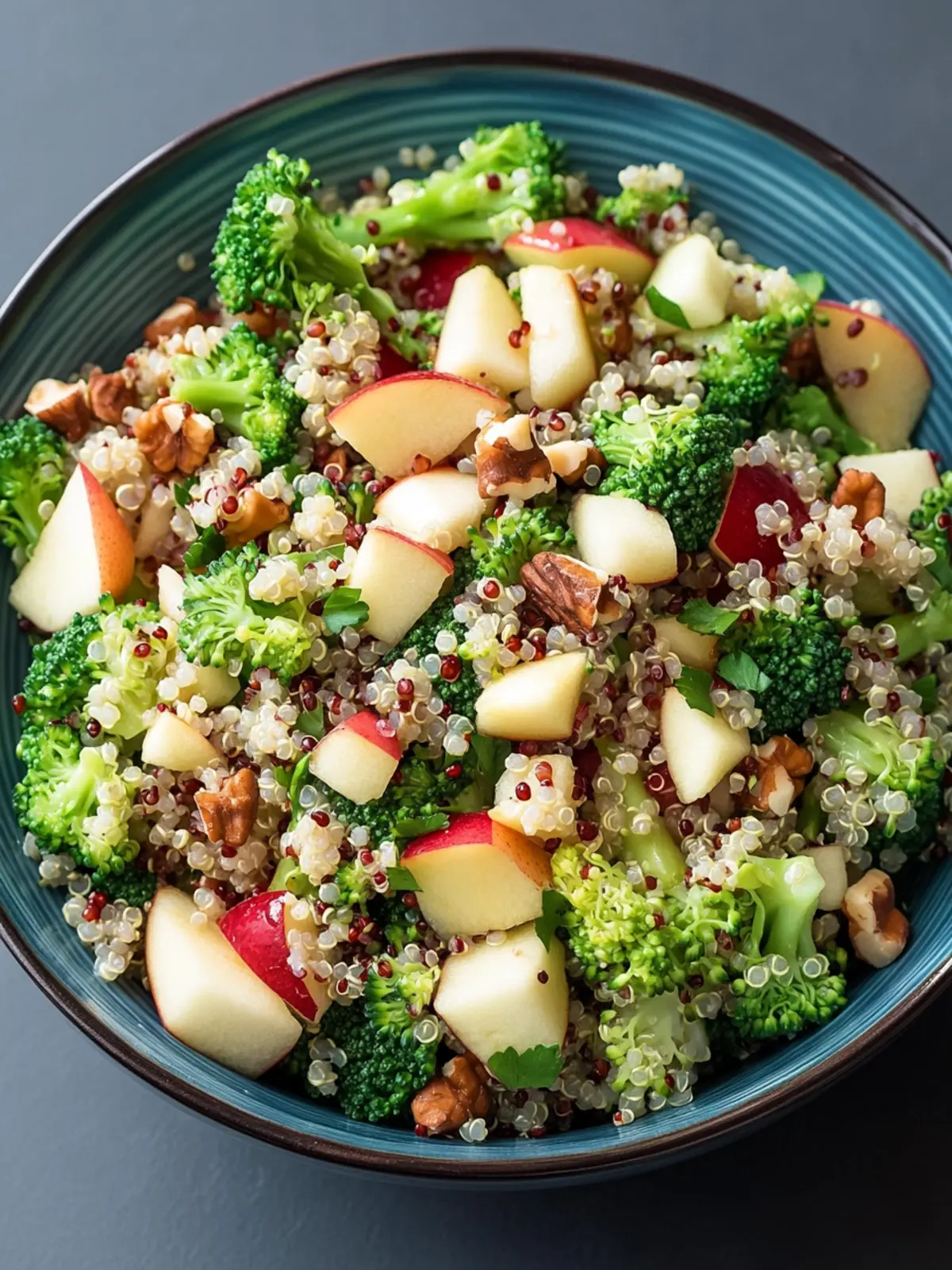 Bright and Crunchy Broccoli Apple Quinoa Salad Recipe 5 Broccoli Apple Quinoa Salad