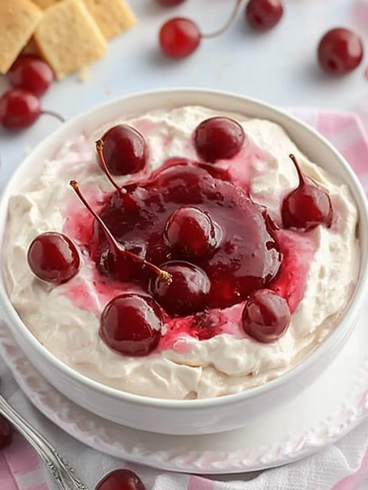 No-Bake Cherry Cheesecake Dip That Everyone Will Love 3 No-Bake Cherry Cheesecake Dip