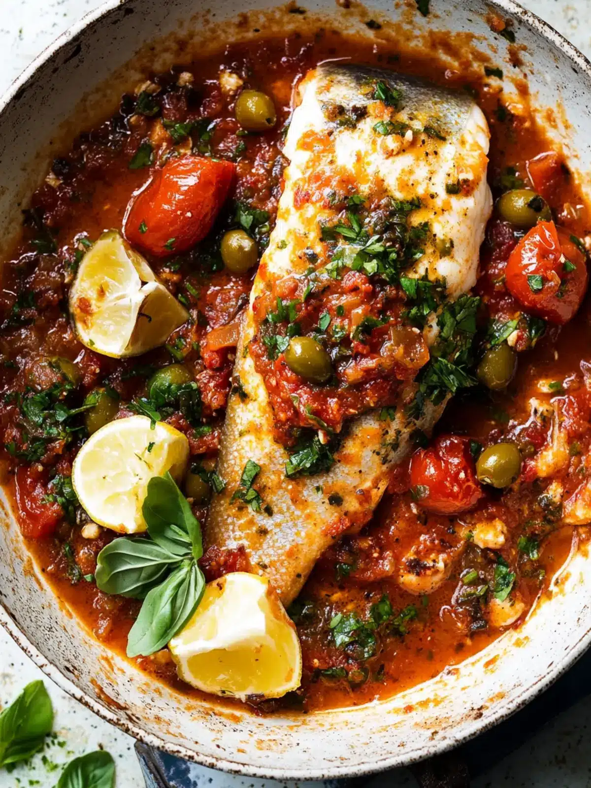 Delicious Fish Puttanesca: Quick Italian Dinner Delight 5 Fish Puttanesca