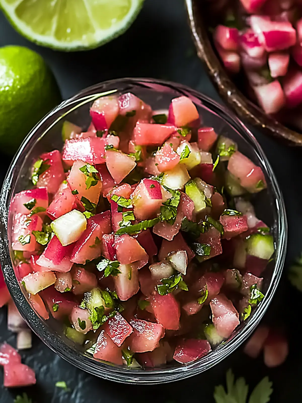 Vegan Fresh Rhubarb Salsa: A Tangy Twist for Your Snacks 2 Vegan Fresh Rhubarb Salsa