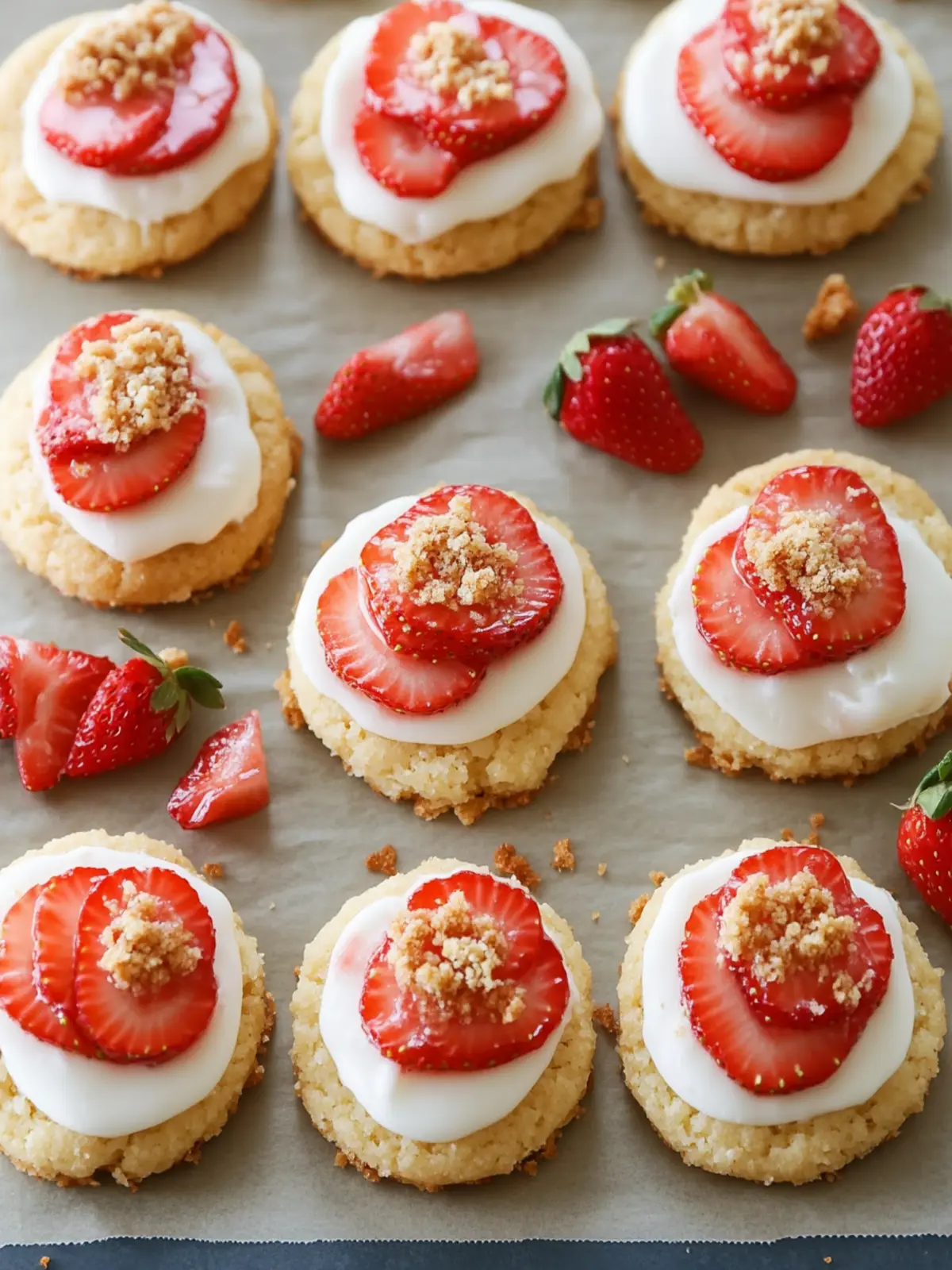 Strawberry Crunch Shortcake Cookies You’ll Crave All Summer 3 Strawberry Crunch Shortcake Cookies