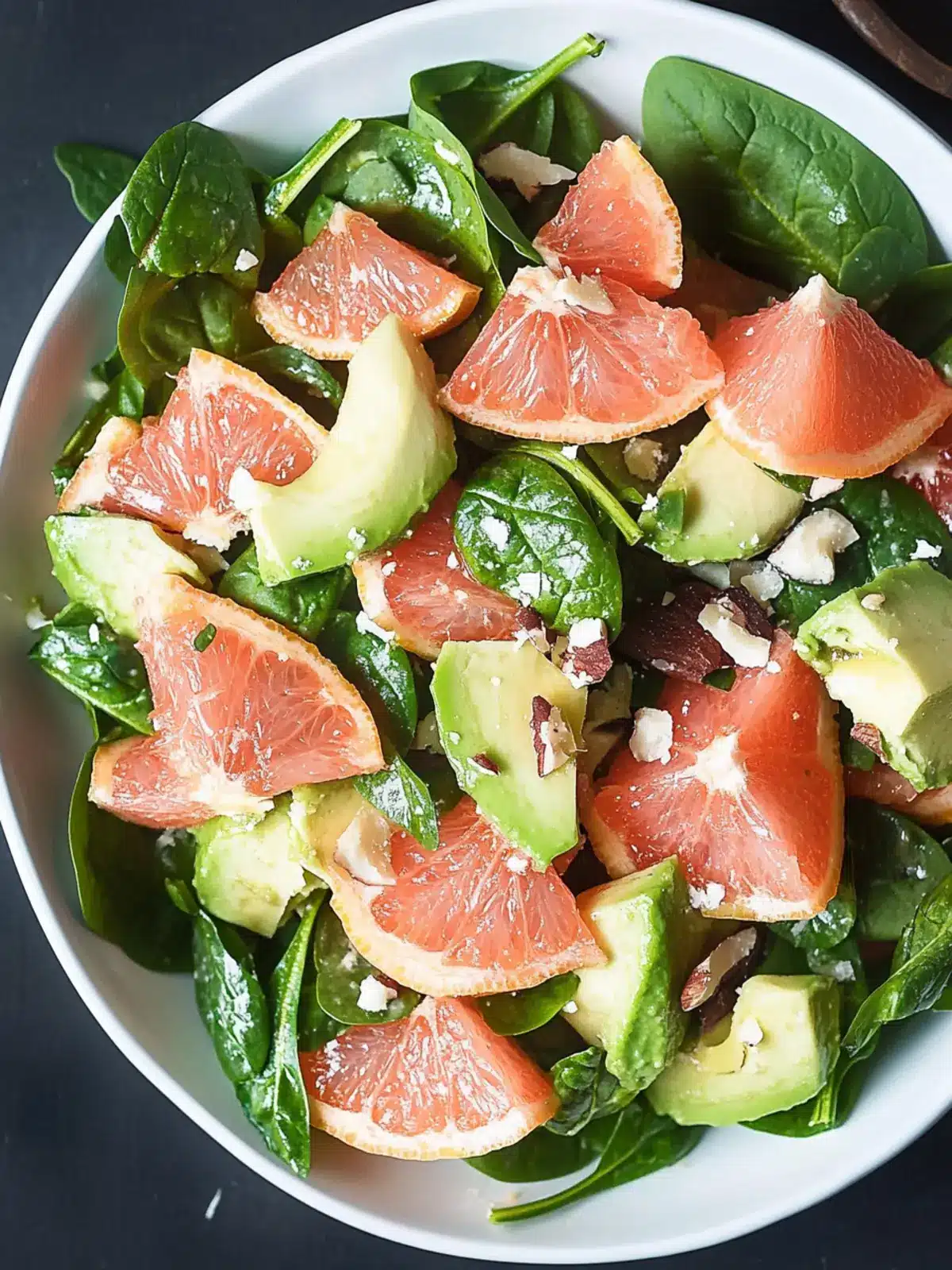Grapefruit & Avocado Spinach Salad: A Fresh Flavor Boost 5 grapefruit & avocado spinach salad