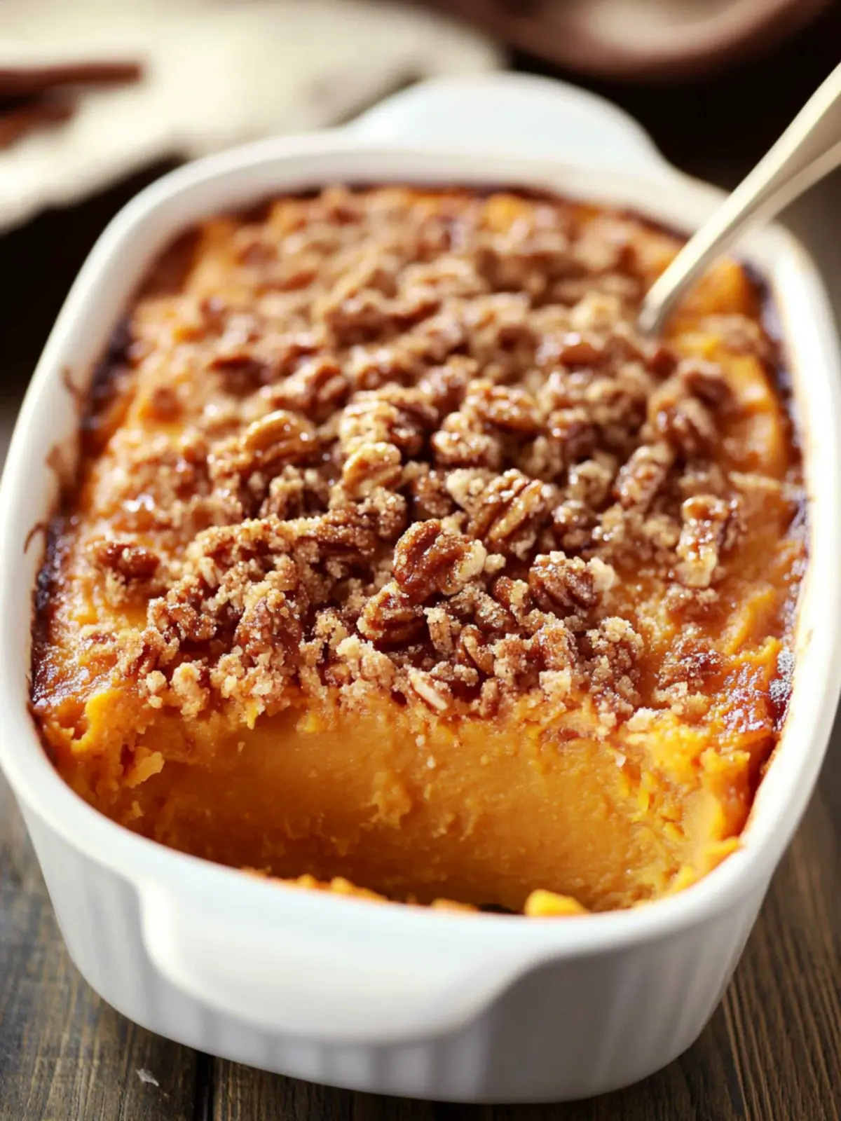 Delicious Praline Sweet Potato Casserole for Your Thanksgiving Table 5 Praline Sweet Potato Casserole