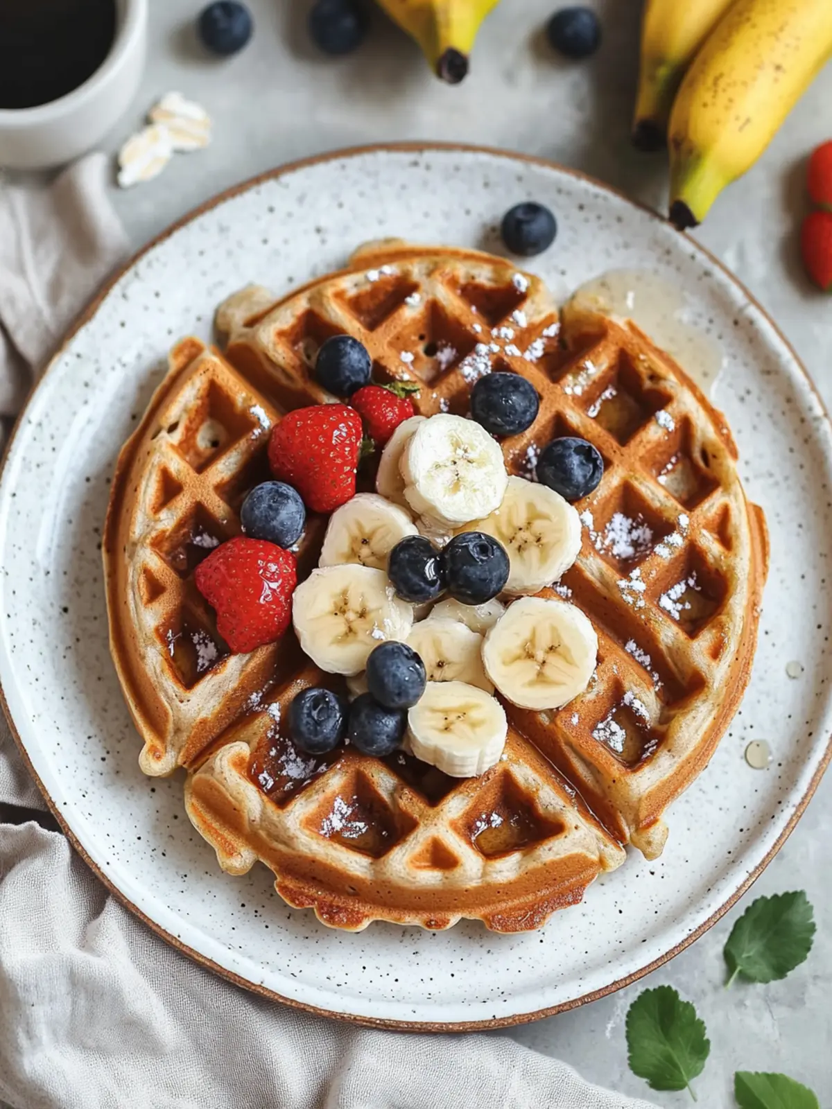 Gluten Free Banana Oat Waffles for a Blissful Breakfast Treat 5 Gluten Free Banana Oat Waffles