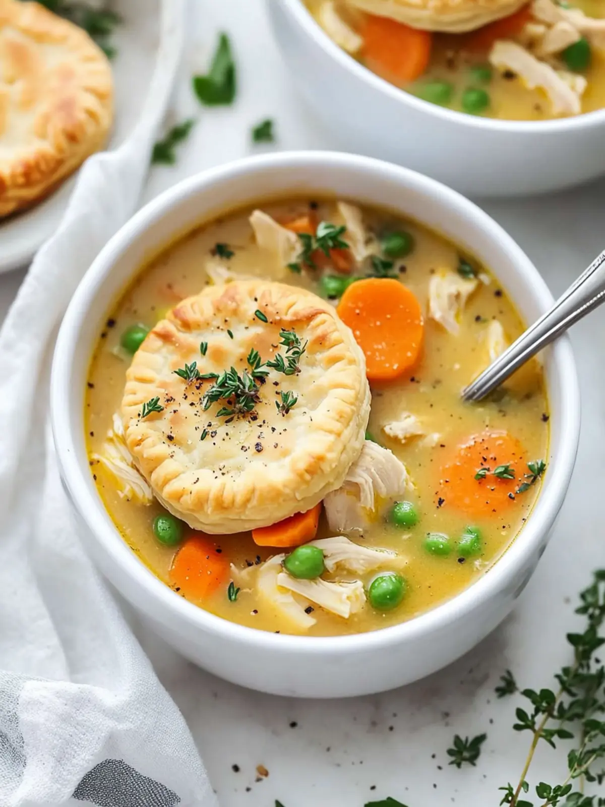 Healthy Chicken Pot Pie Soup That Comforts Your Soul 3 Healthy Chicken Pot Pie Soup