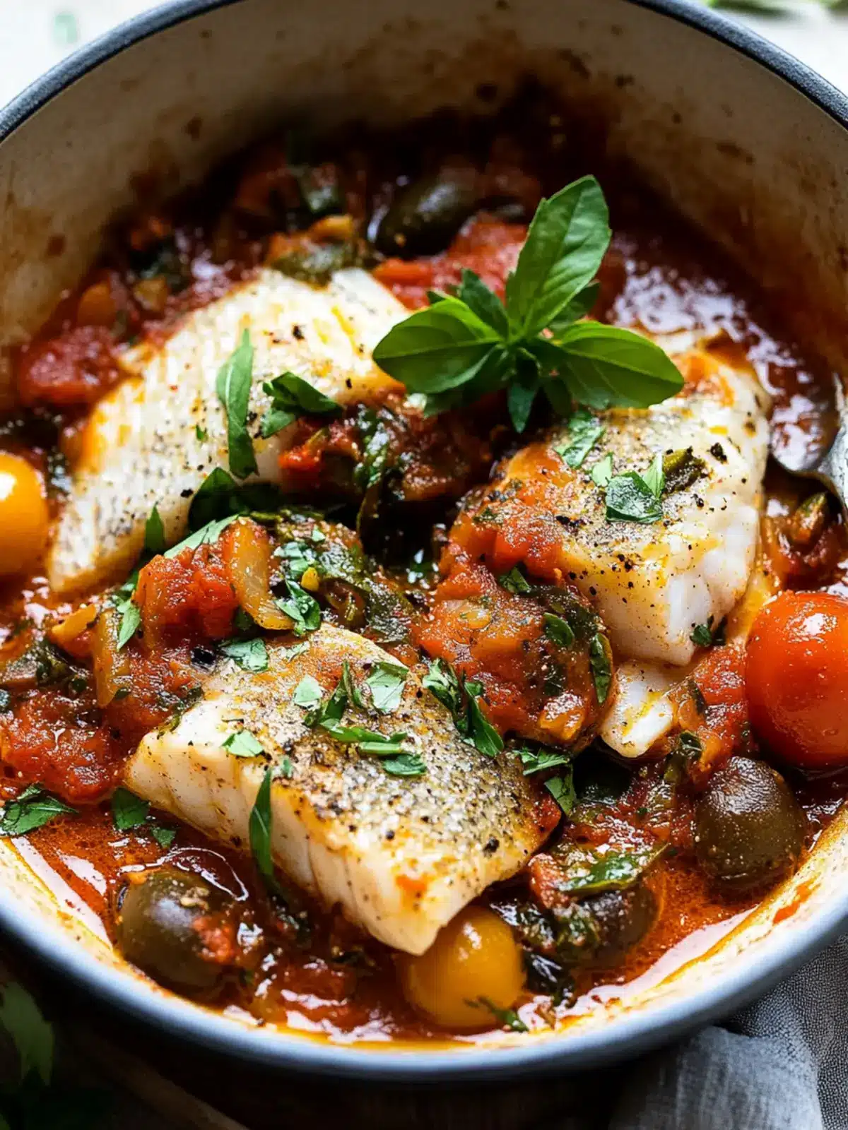Delicious Fish Puttanesca: Quick Italian Dinner Delight 2 Fish Puttanesca
