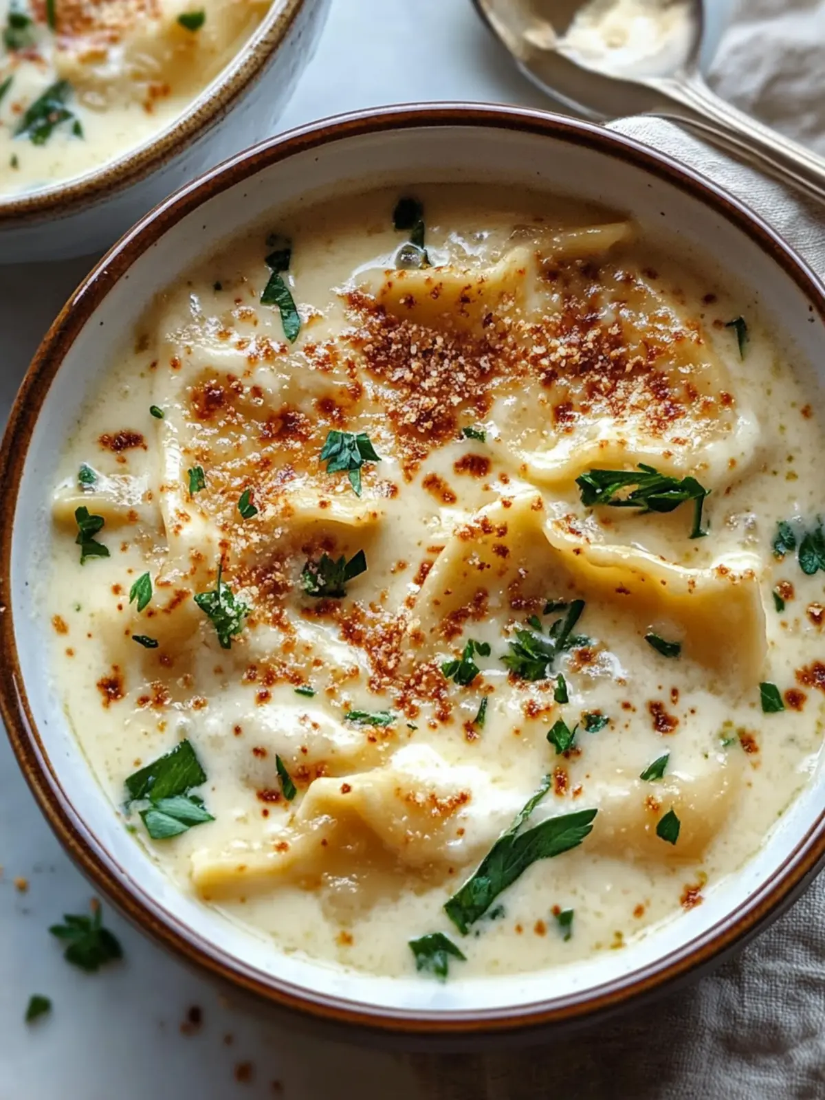 Creamy Alfredo Lasagna Soup That Will Warm Your Heart 5 Alfredo Lasagna Soup