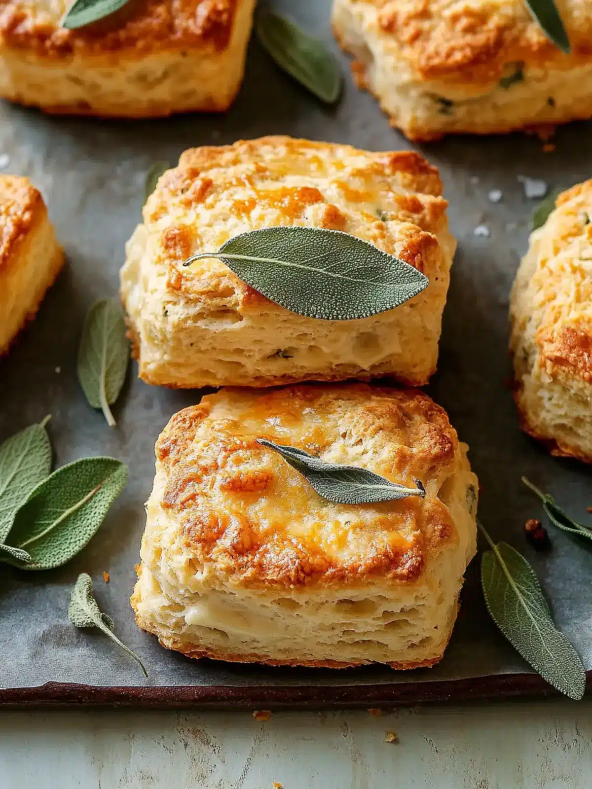 Savor the Flavors: Homemade Sage & Gruyere Biscuits 4 Sage & Gruyere Biscuits