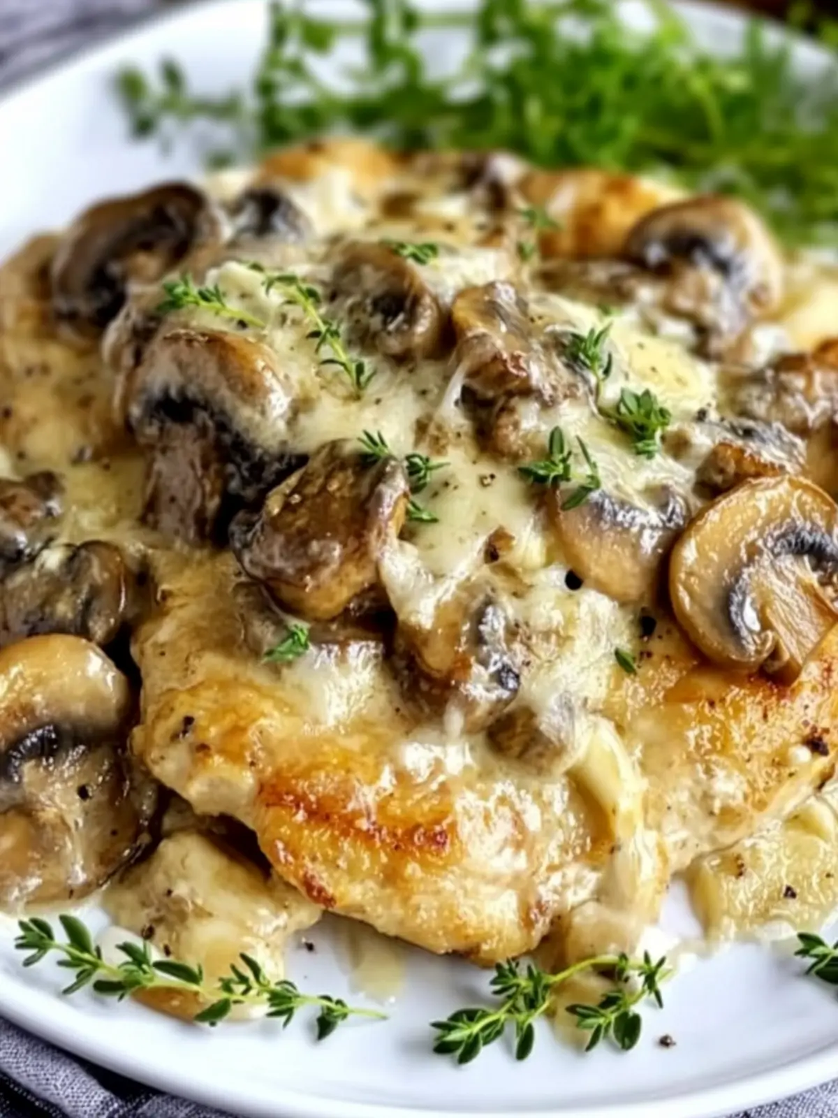 Mushroom Asiago Chicken: Gourmet Goodness in 30 Minutes 4 Mushroom Asiago Chicken