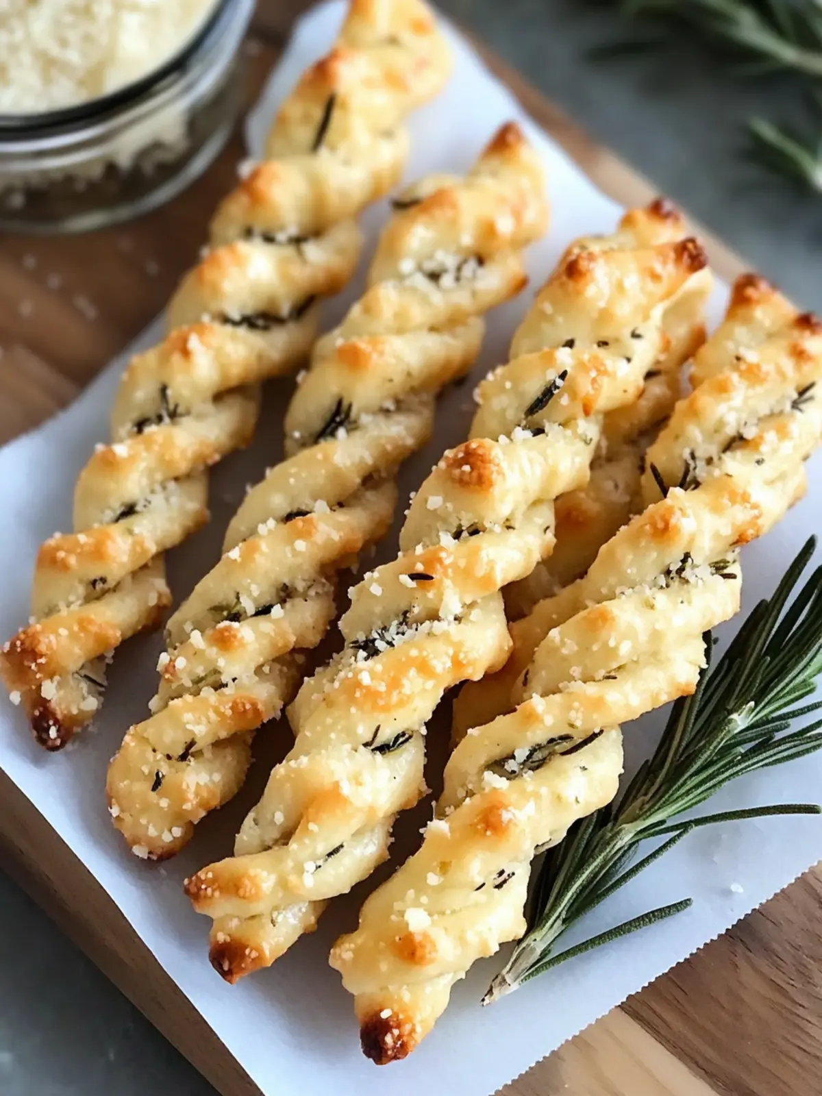 Crispy Rosemary Parmesan Cheese Straws for Effortless Entertaining 5 Rosemary Parmesan Cheese Straws