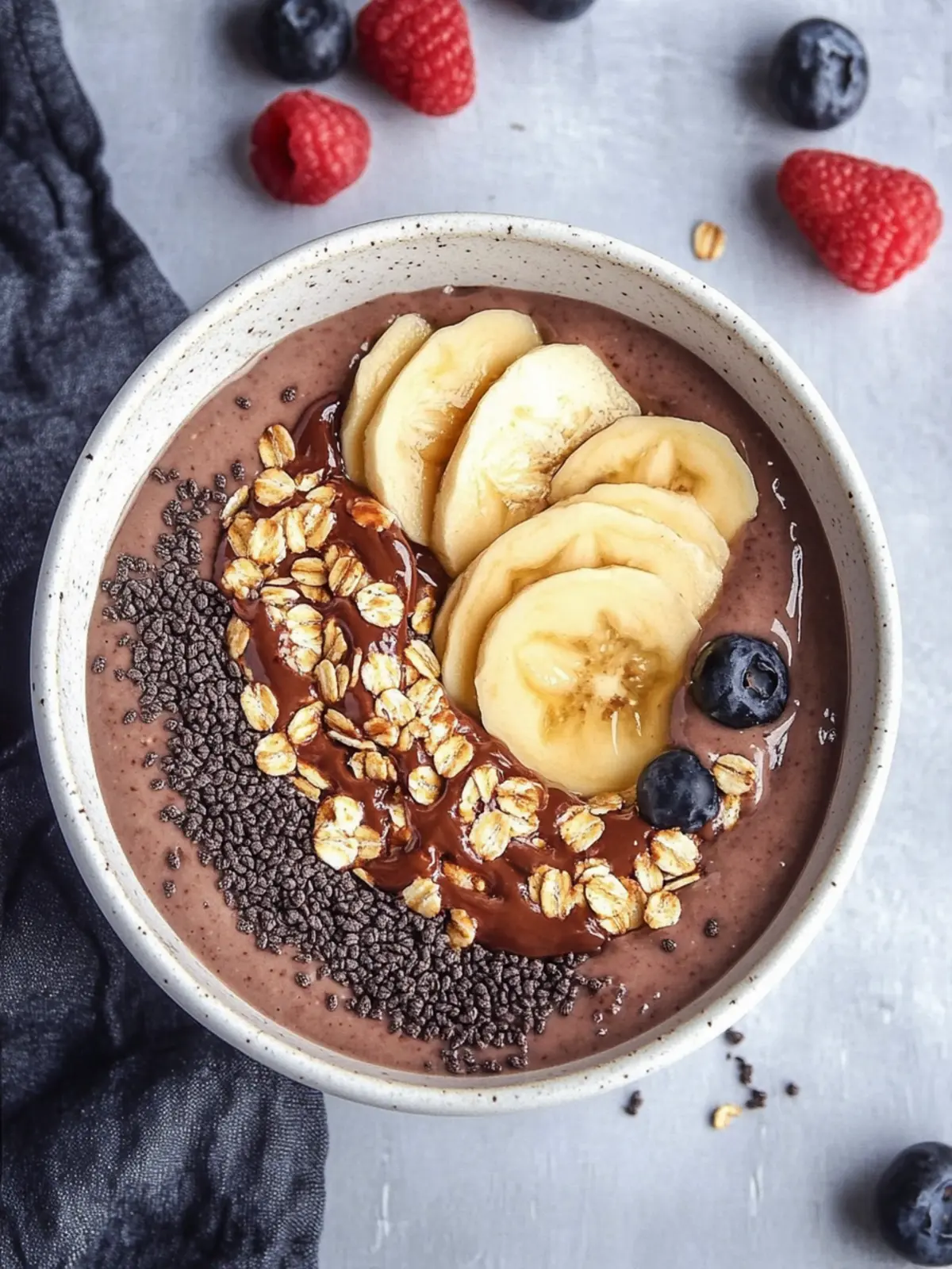 Nutella Smoothie Bowl: A Creamy Vegan Breakfast Bliss 2 Nutella Smoothie Bowl