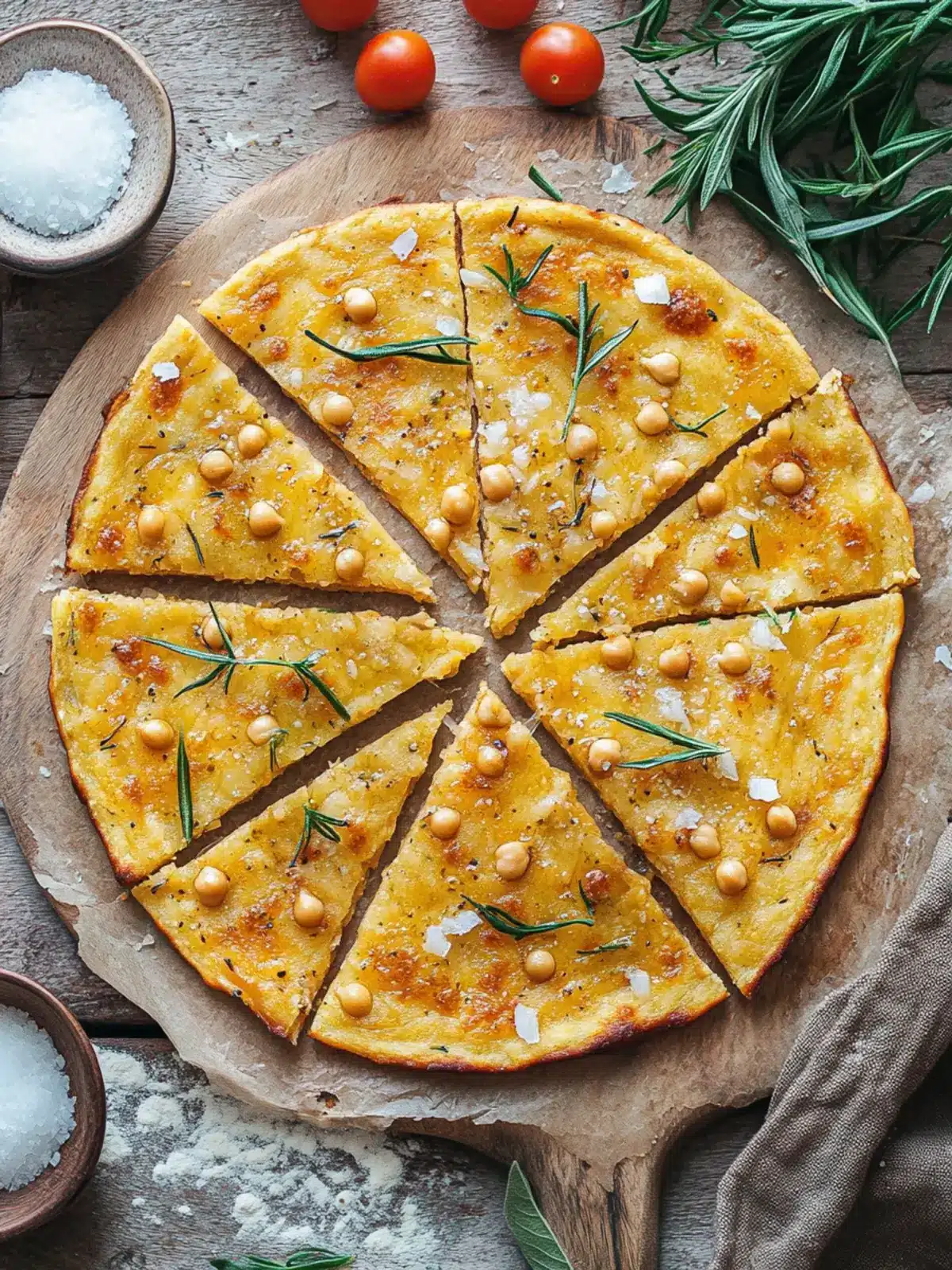 Delicious Italian Farinata Chickpea Flatbread Made Easy 4 Italian Farinata Chickpea Flatbread