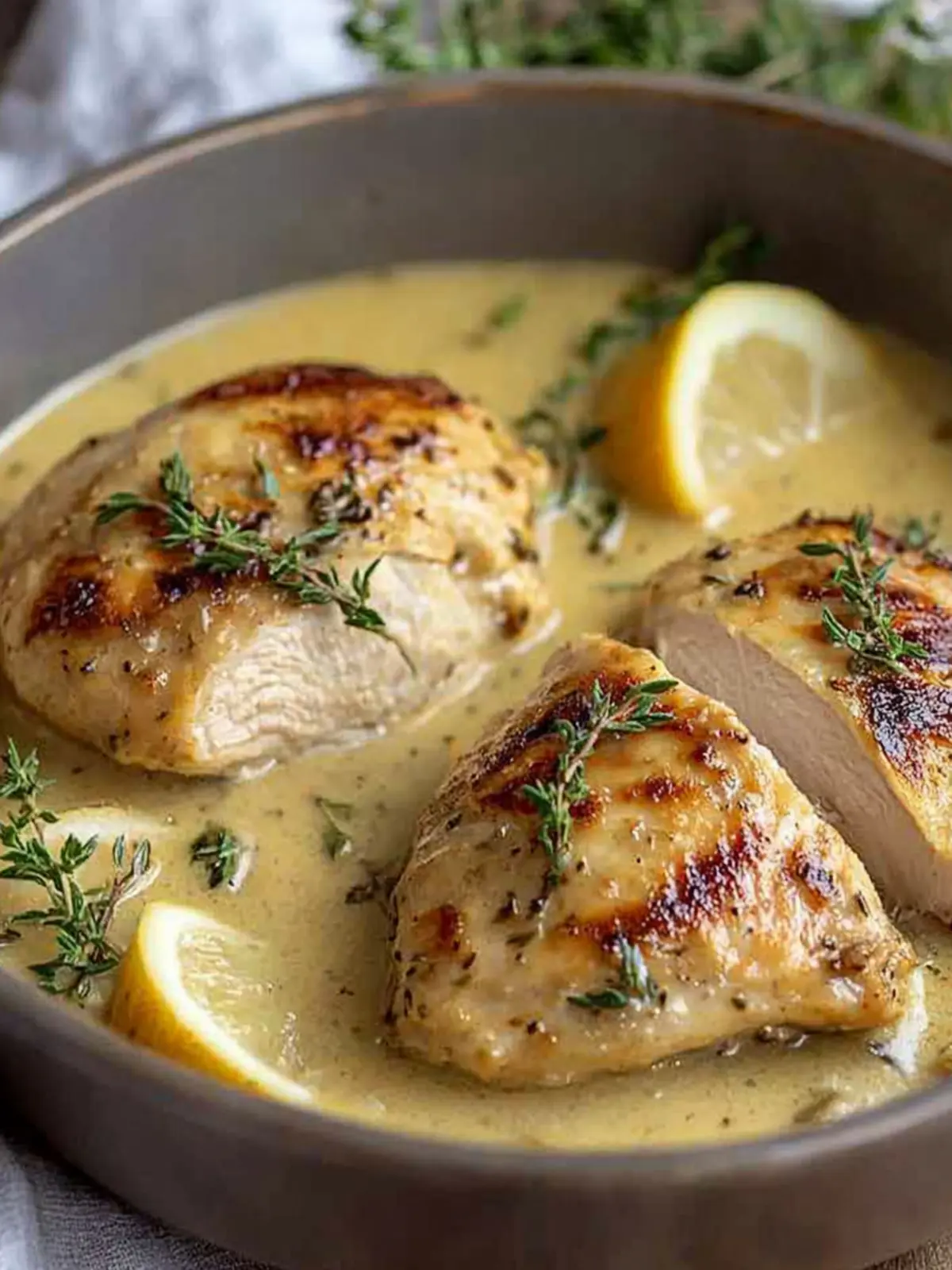 Irresistible Chicken Normandy with Creamy Apple Brandy Sauce 4 chicken normandy