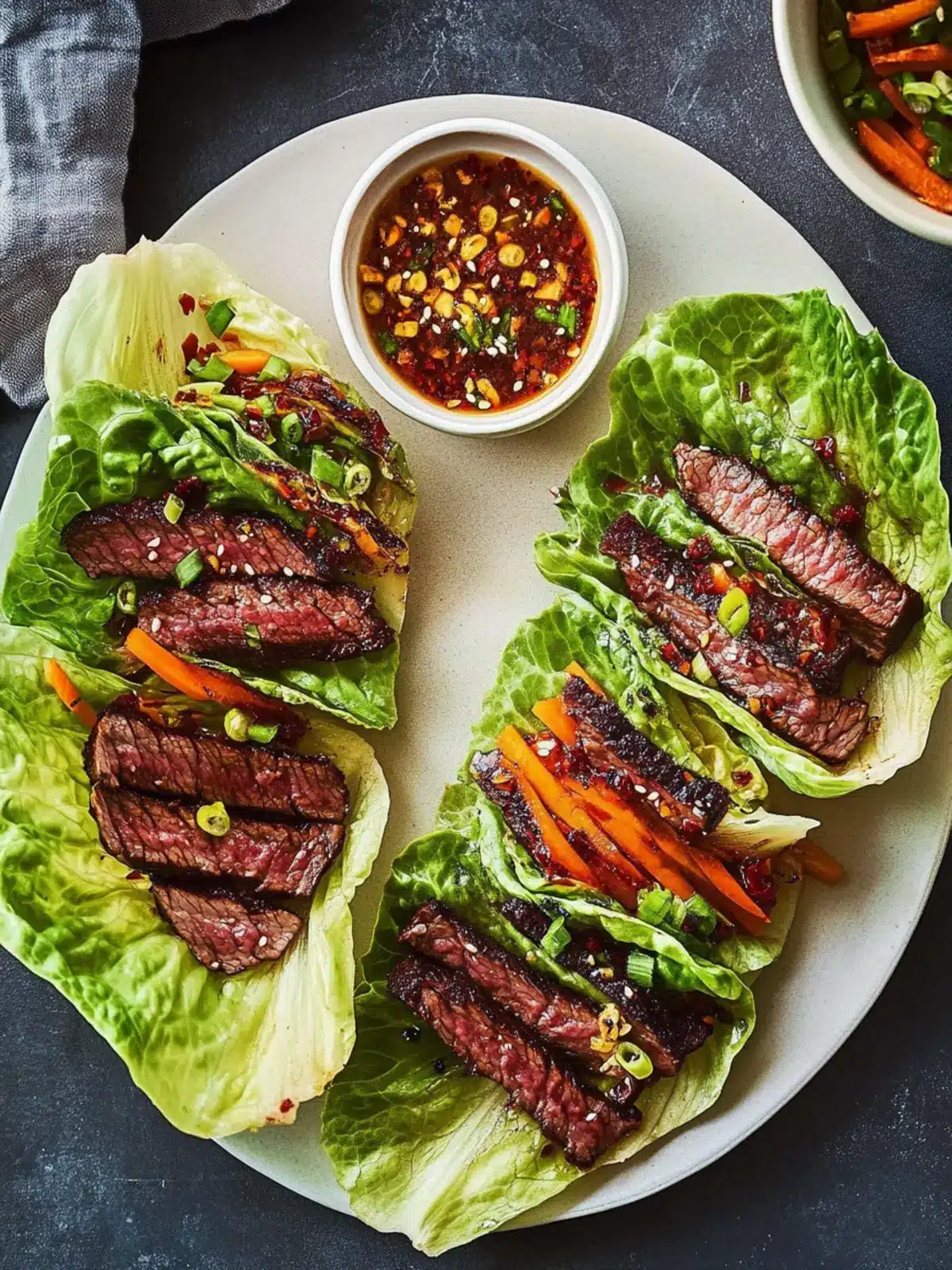 Savor Grilled Steak Lettuce Wraps for a Quick Healthy Dinner 2 Grilled Steak Lettuce Wraps