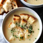 Creamy Garlic Bread Soup: Cozy Comfort for Garlic Lovers 4 Garlic Bread Soup
