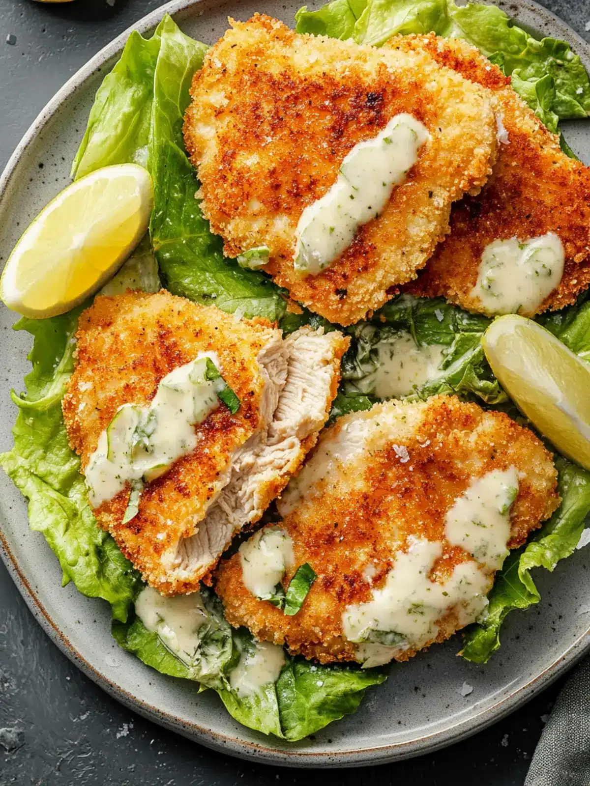 Crispy Air Fryer Chicken Caesar Cutlets for Quick Dinners 3 Air Fryer Chicken Caesar Cutlets