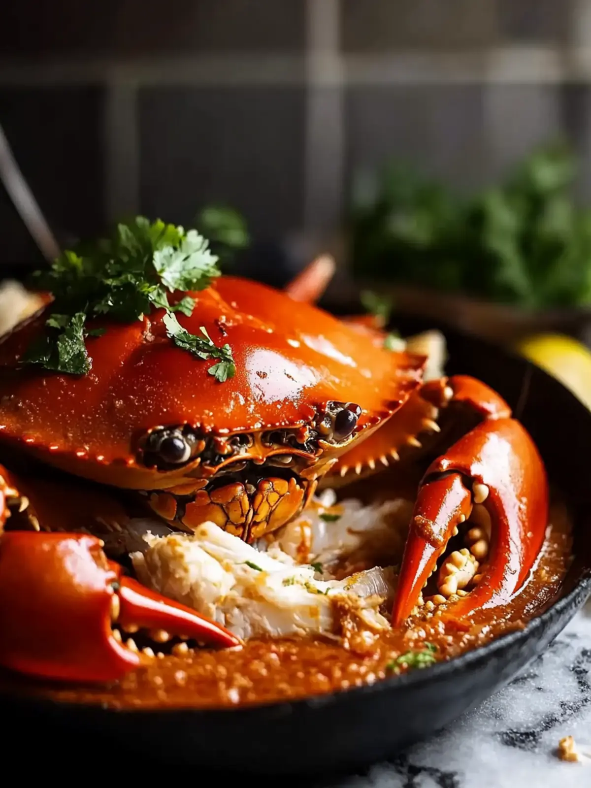 Irresistible Singapore Chilli Crab: A Homemade Delight 2 Singapore Chilli Crab