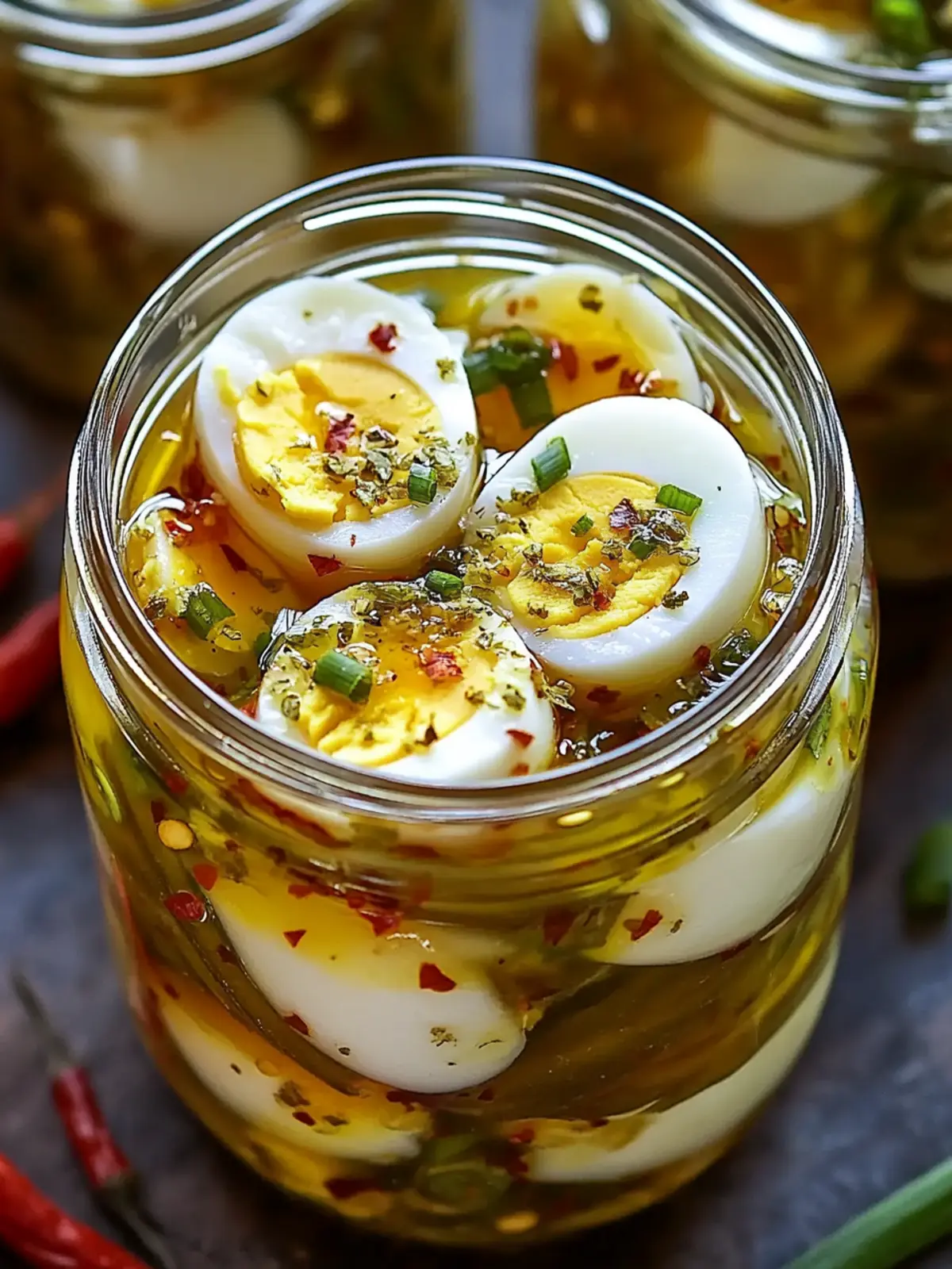 Spice Up Snacking with Hot & Spicy Garlic Pickled Eggs 4 Hot & Spicy Garlic Pickled Eggs