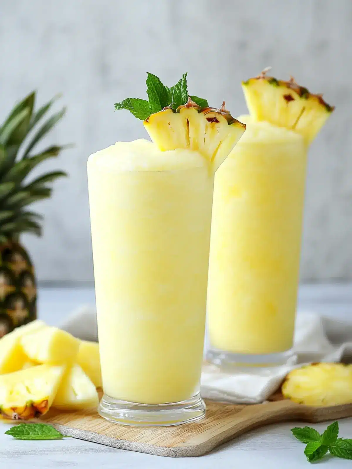 Refreshing Pineapple Rum Slush to Beat the Heat 4 Pineapple Rum Slush