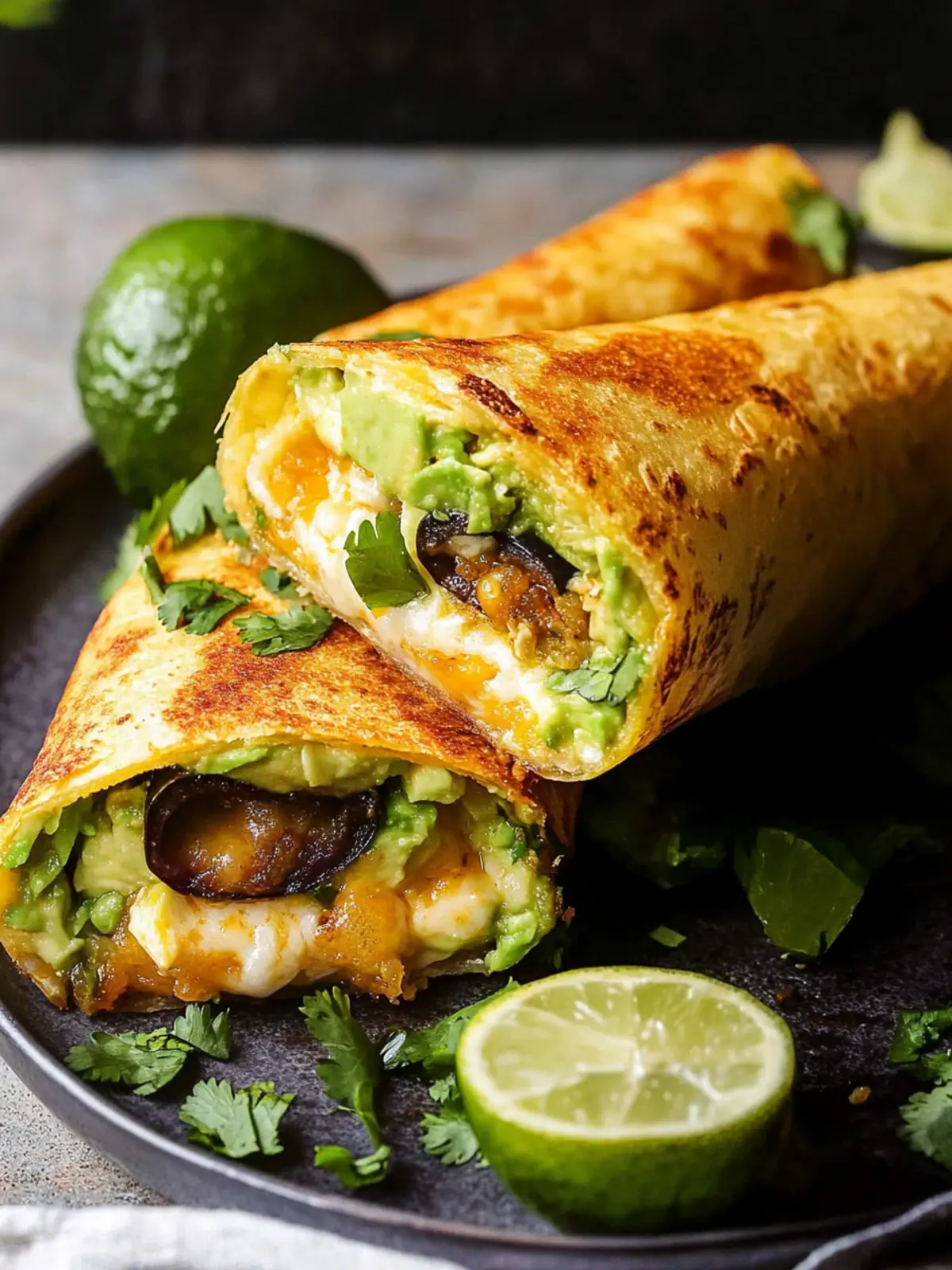 Crispy Cheese Poblano Avocado Burrito for Ultimate Flavor Fusion 5 Crispy Cheese Poblano Avocado Burrito.