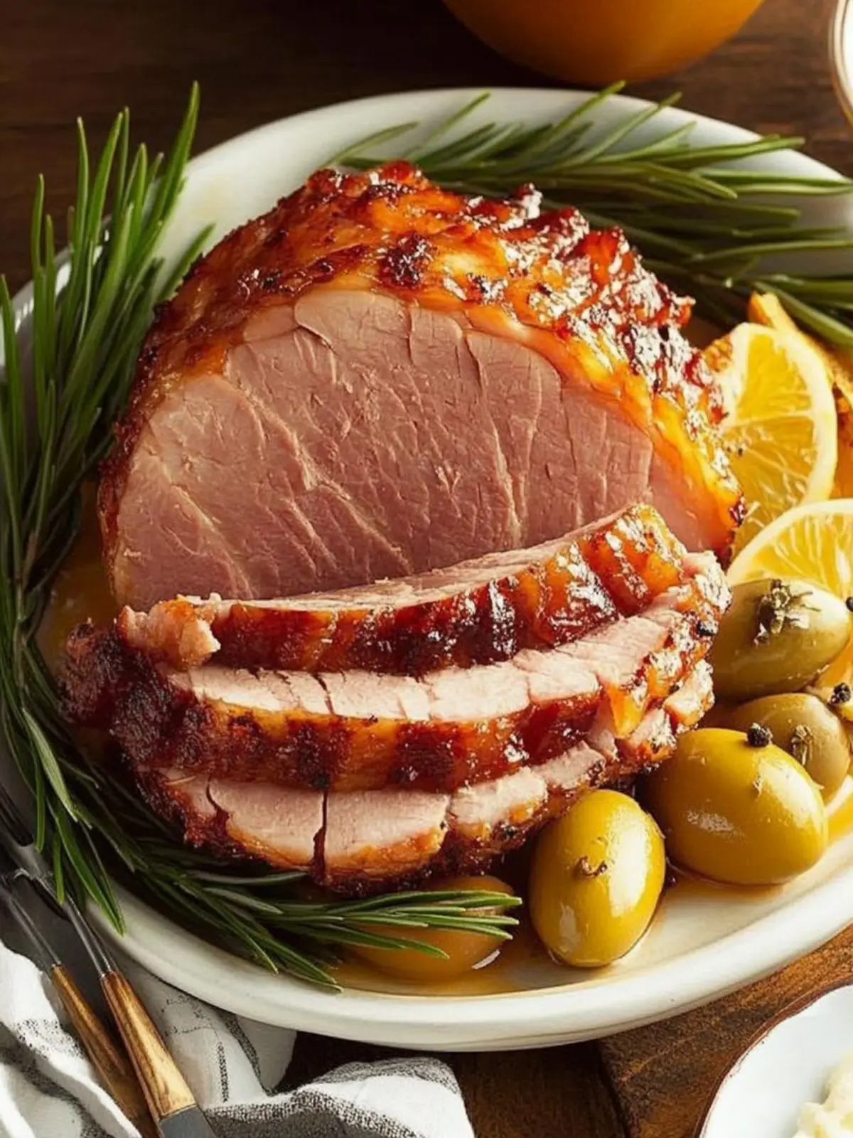 Sweet and Savory Easter Ham with Brown Sugar Glaze 3 Easter Ham