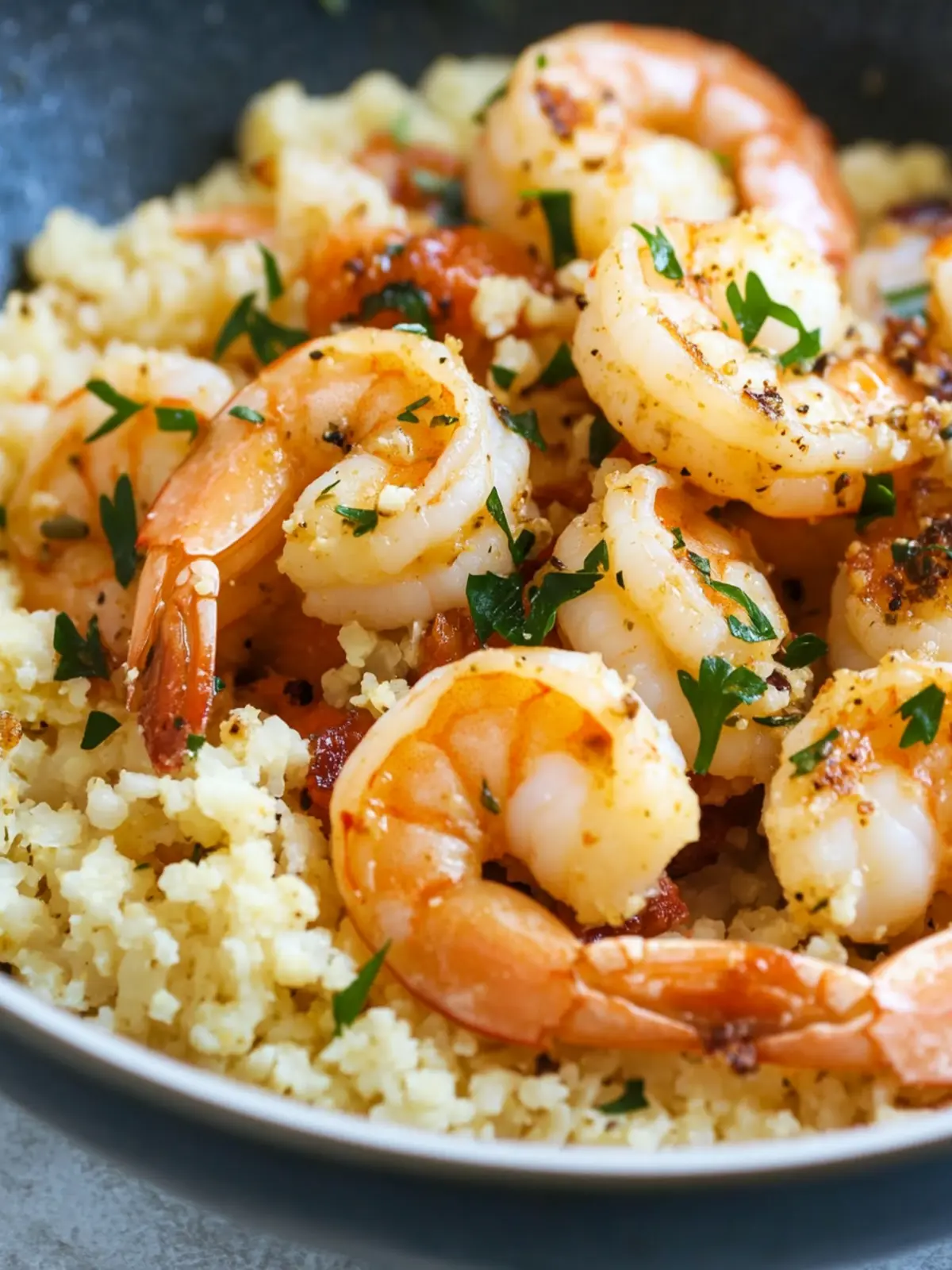 Keto One-Pan Garlic Shrimp & Parmesan Cauliflower Rice Magic 3 Keto One-Pan Garlic Shrimp & Parmesan Cauliflower Rice