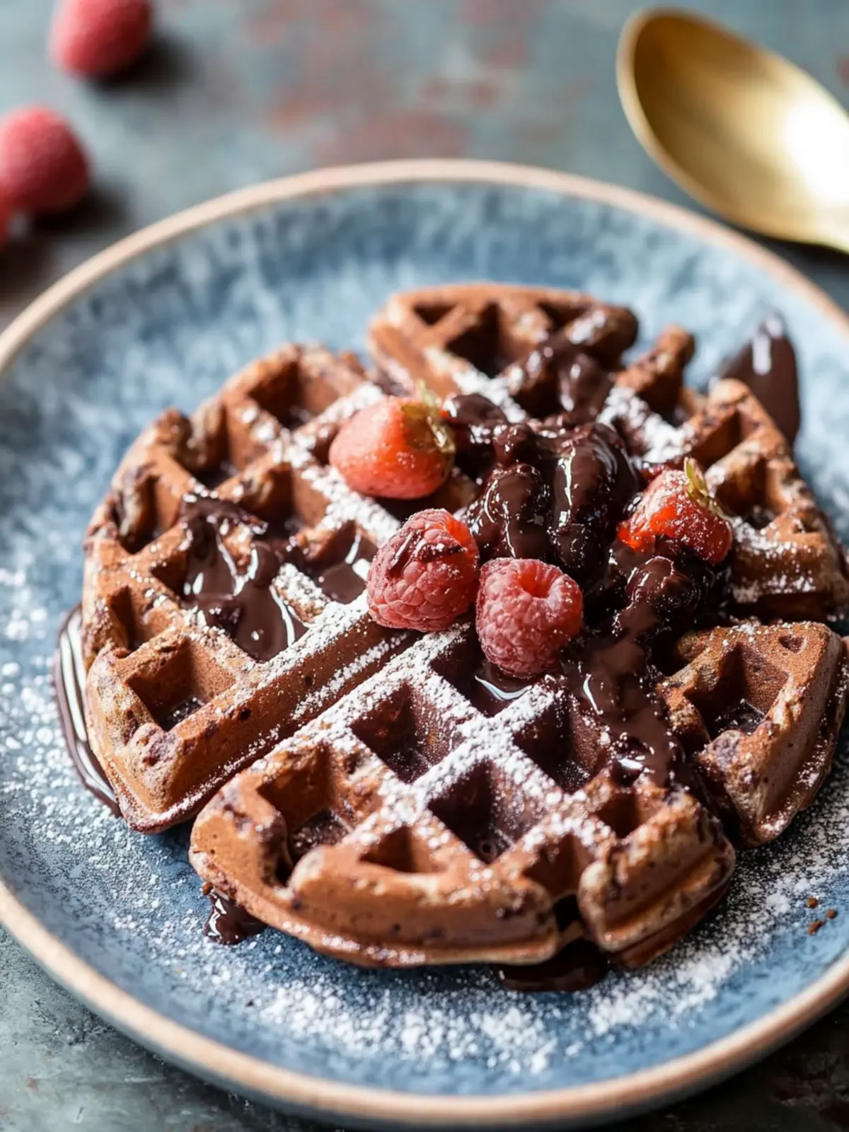 Chocolatey Brownie Waffles That Fit Your Keto Cravings 5 Brownie Waffle