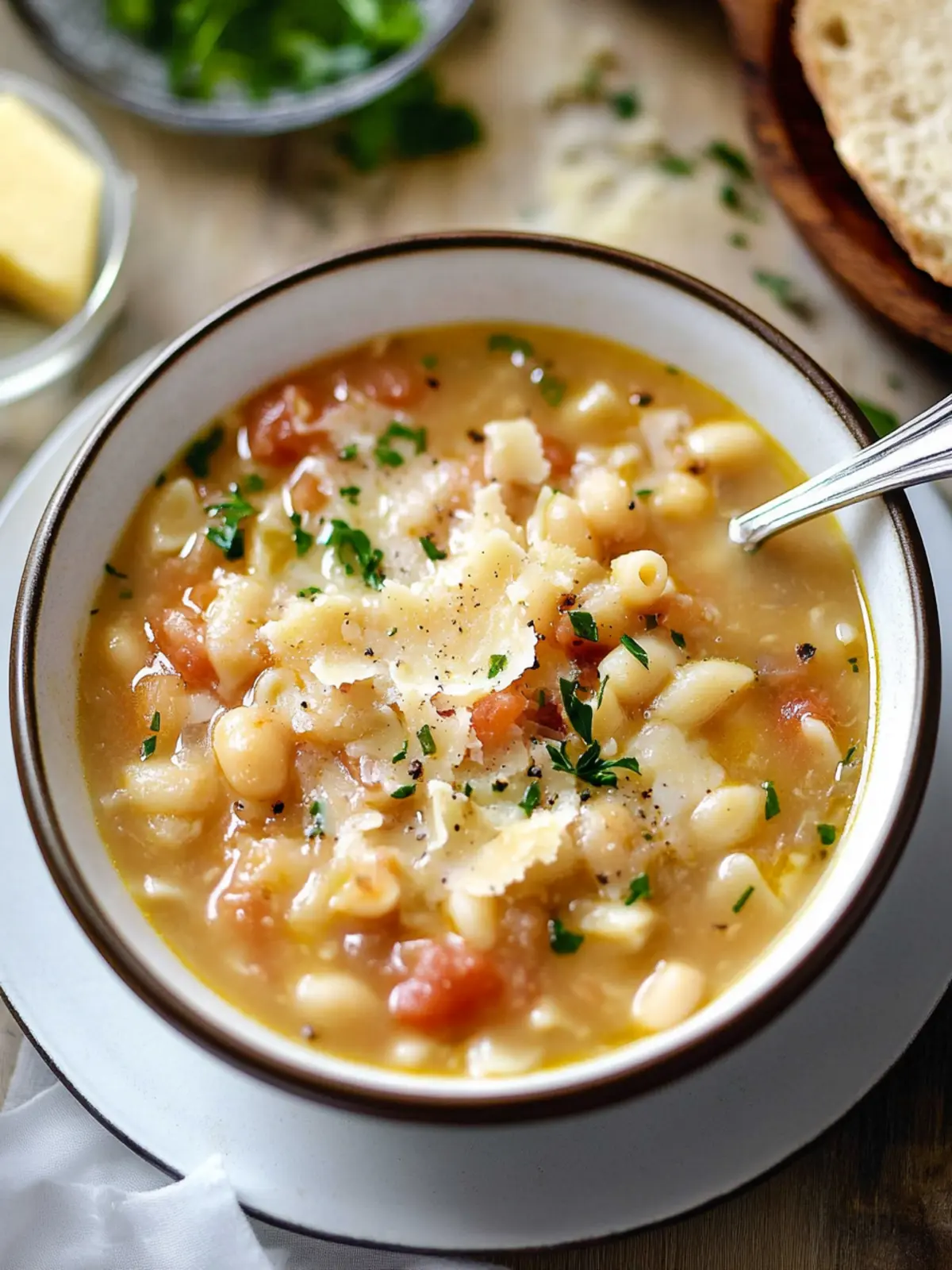 Comforting White Pasta e Fagioli for Cozy Nights In 3 White Pasta e Fagioli