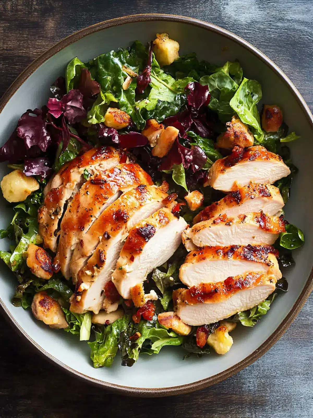 Delicious Roasted Chicken and Winter Greens Salad for Comfort 2 Roasted Chicken and Winter Greens Salad