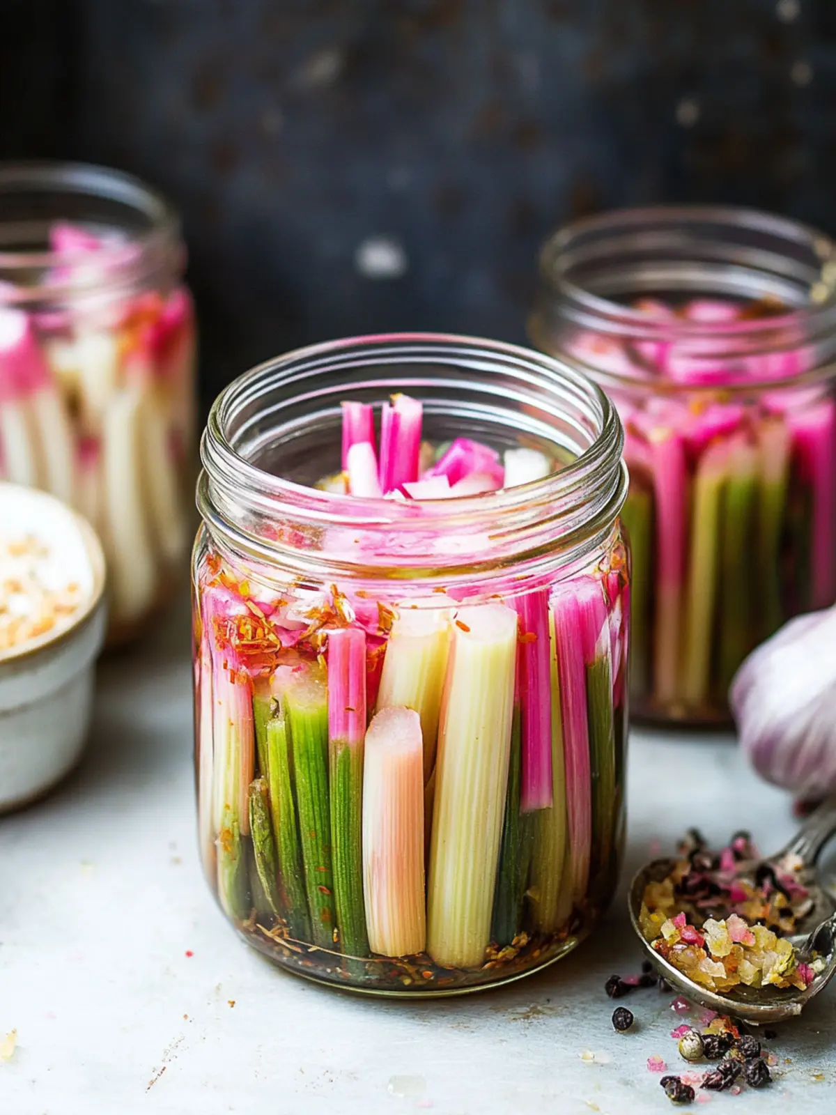 Spicy Pickled Swiss Chard Stems for Crunchy, Zesty Snacking 3 Spicy Pickled Swiss Chard Stems