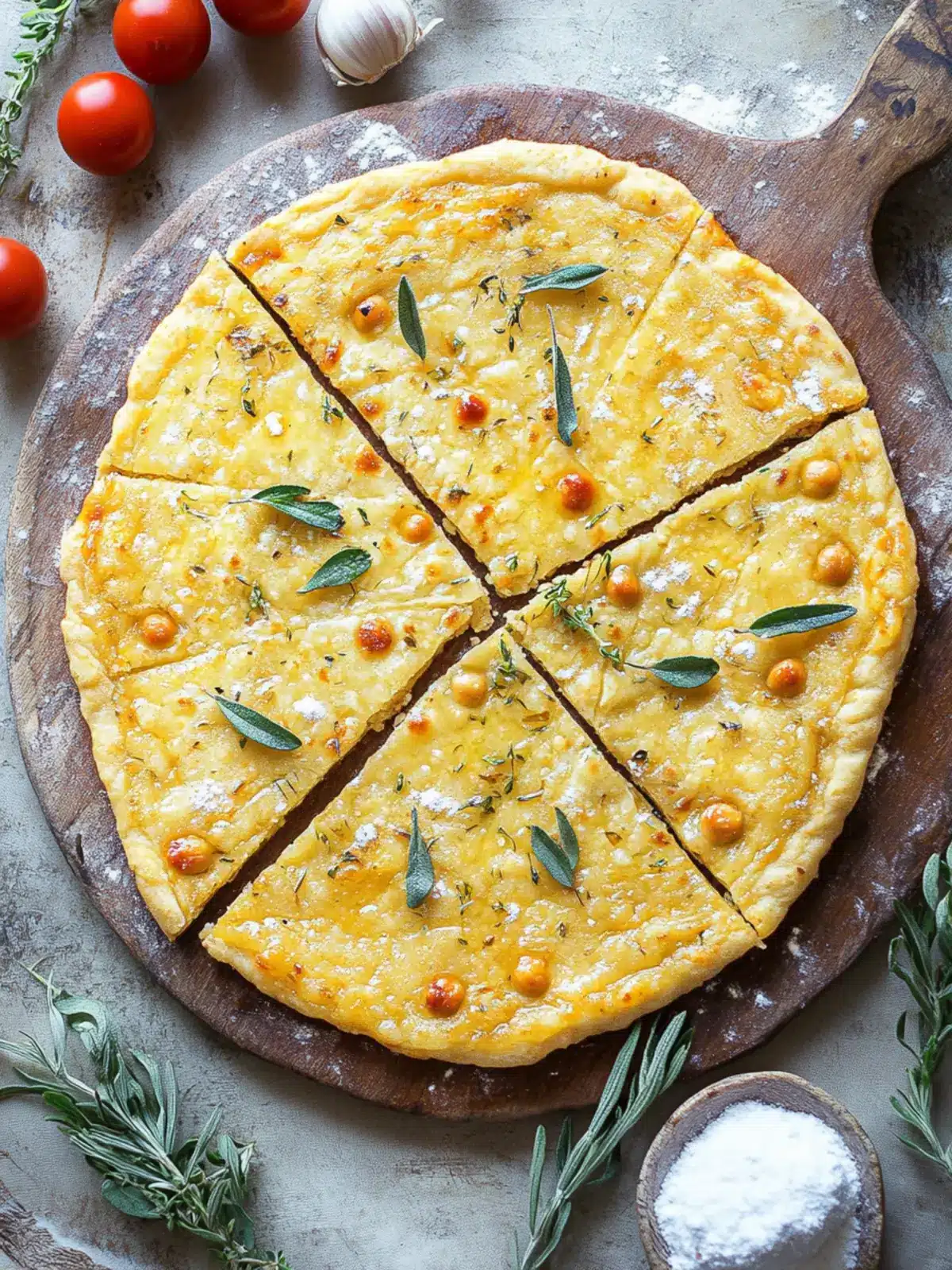 Delicious Italian Farinata Chickpea Flatbread Made Easy 2 Italian Farinata Chickpea Flatbread