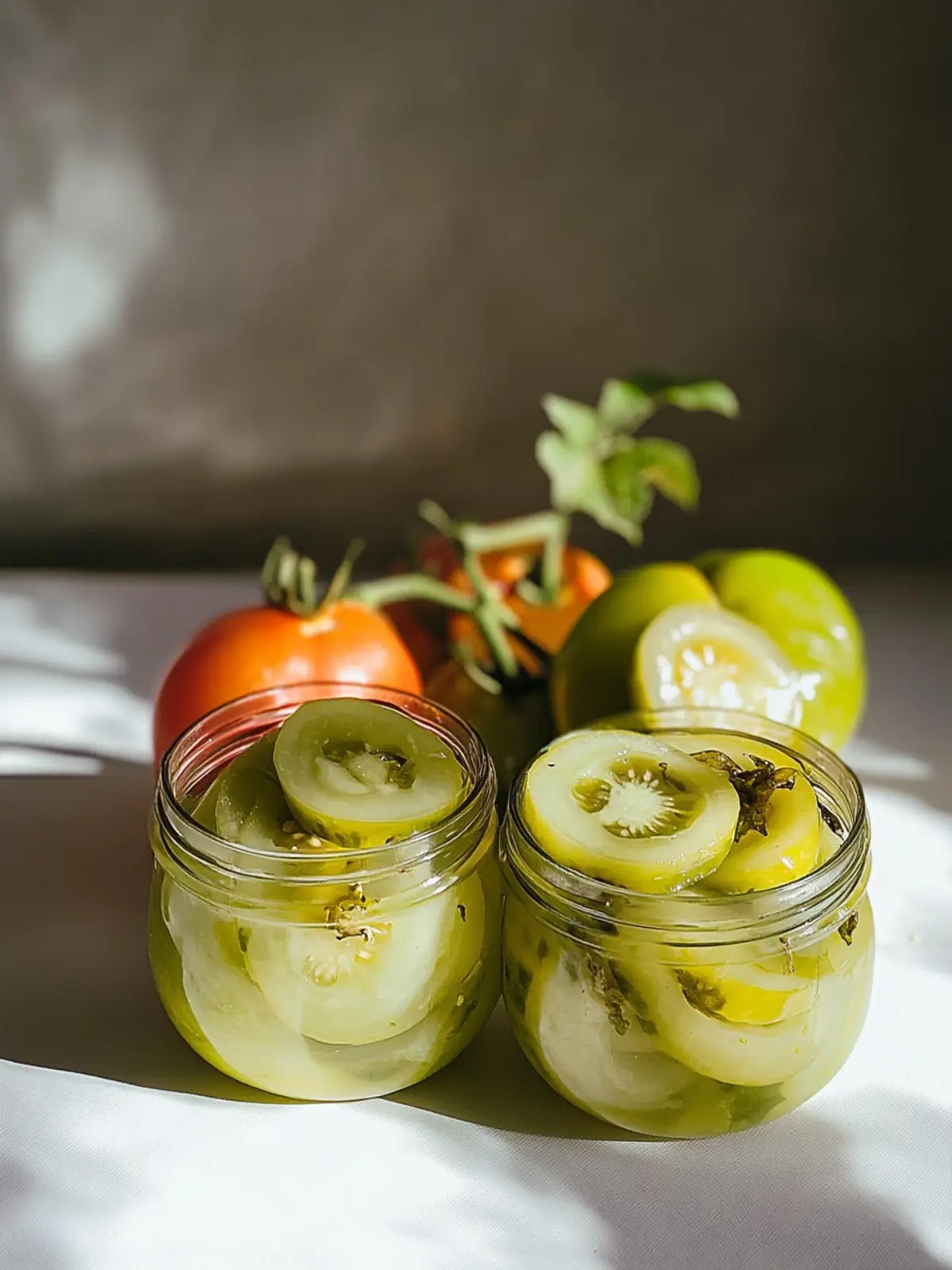 Tangy Pickled Green Tomatoes for Flavorful Homemade Delights 2 Pickled Green Tomatoes