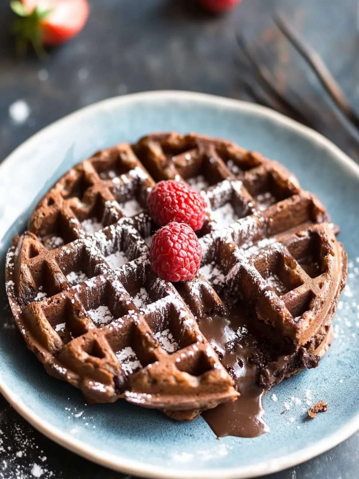 Chocolatey Brownie Waffles That Fit Your Keto Cravings 4 Brownie Waffle