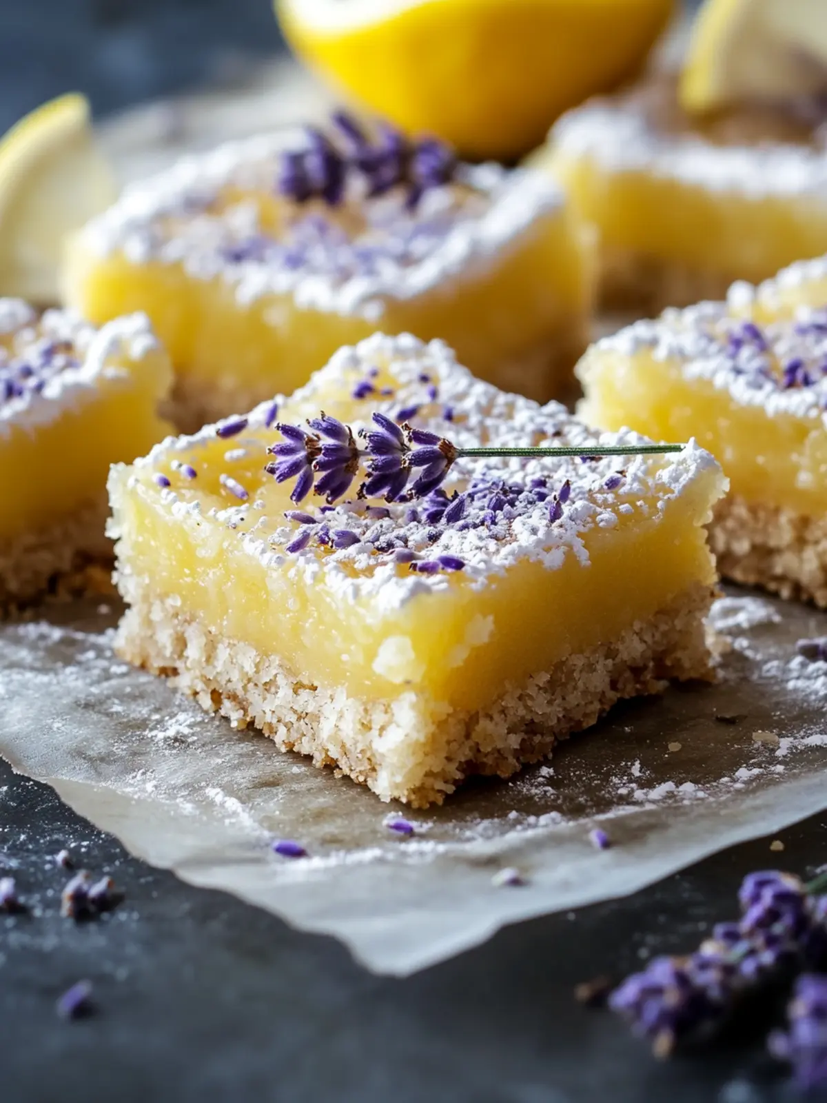 Lavender Lemon Bars to Brighten Your Tea Party Delight 2 Lavender Lemon Bars