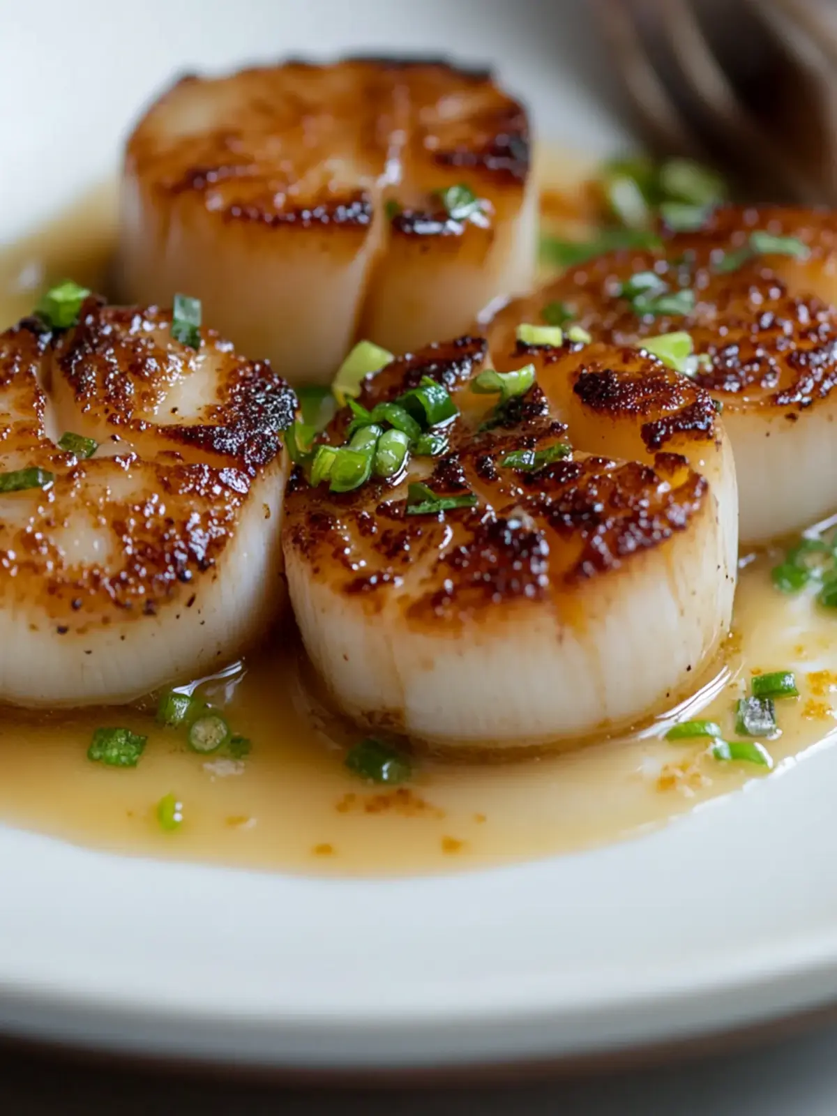 Savory Dirty Beurre Blanc Scallops with Ginger Bliss 2 Dirty Beurre Blanc Scallops