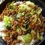 Savory Chinese Ground Beef and Cabbage Stir-Fry in 30 Minutes 8 Chinese Ground Beef and Cabbage Stir-Fry