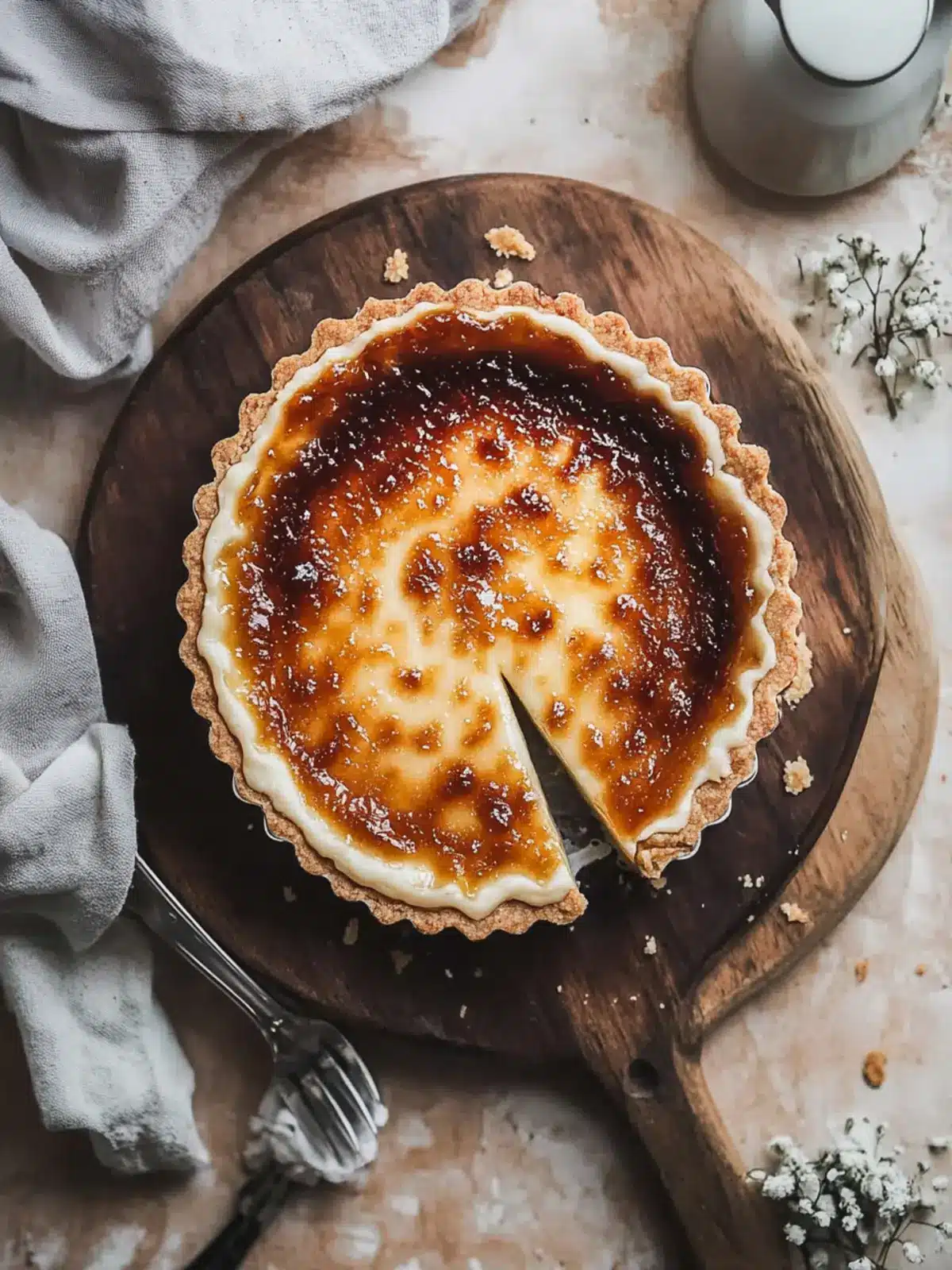 Earl Grey Crème Brûlée Tart: A Showstopper Dessert to Indulge! 4 Earl Grey Crème Brûlée Tart