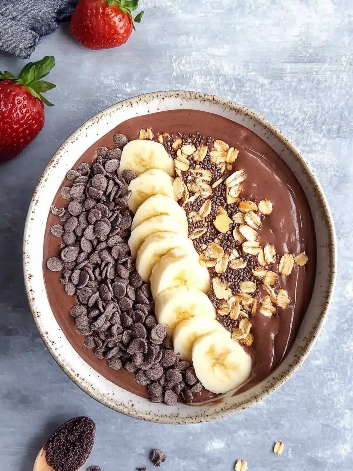 Nutella Smoothie Bowl: A Creamy Vegan Breakfast Bliss 4 Nutella Smoothie Bowl