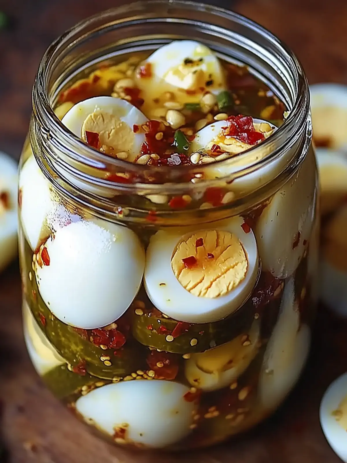 Spice Up Snacking with Hot & Spicy Garlic Pickled Eggs 2 Hot & Spicy Garlic Pickled Eggs